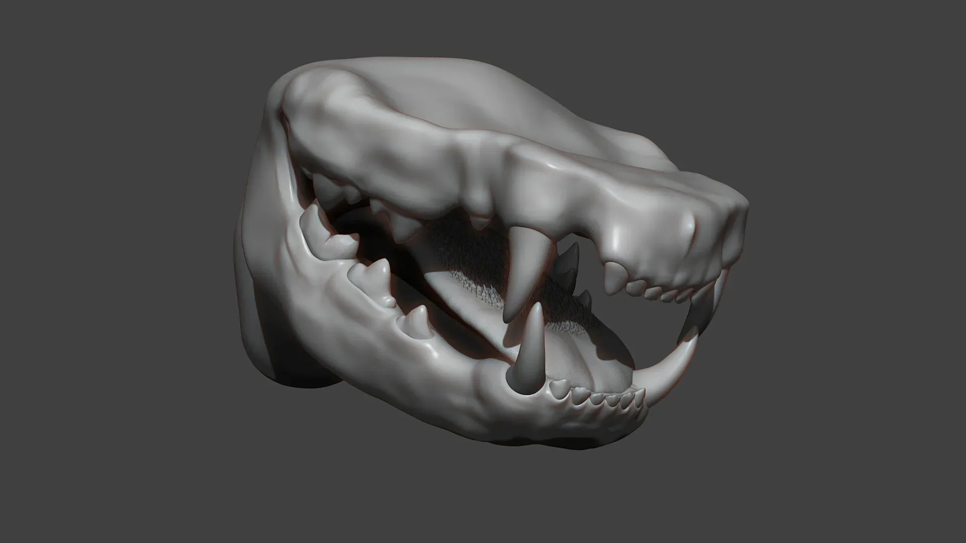 Cat Mouth ZBrush Sculpt