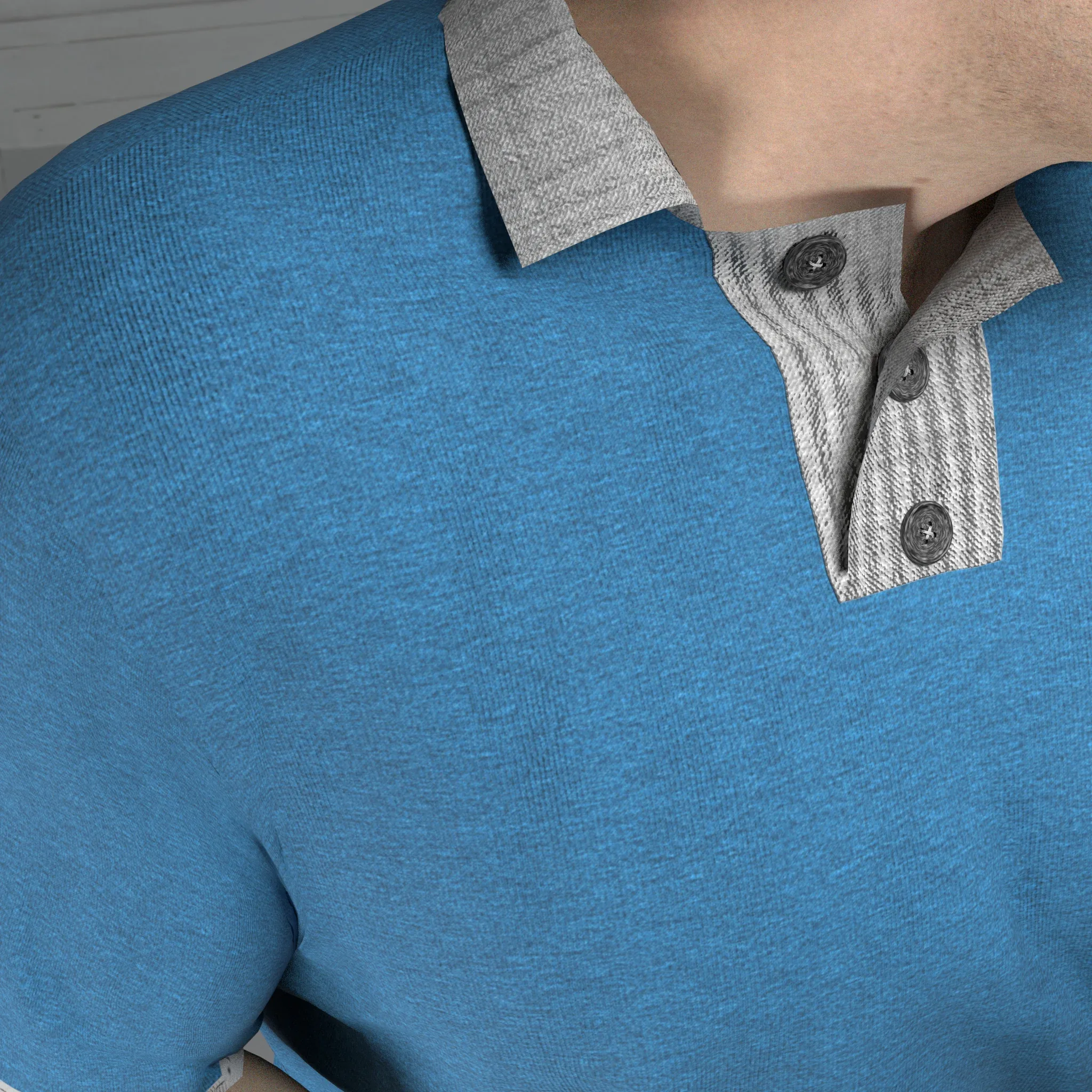 Polo shirt & shorts (Marvelous Designer & Clo3d & FBX & OBJ & Texture)