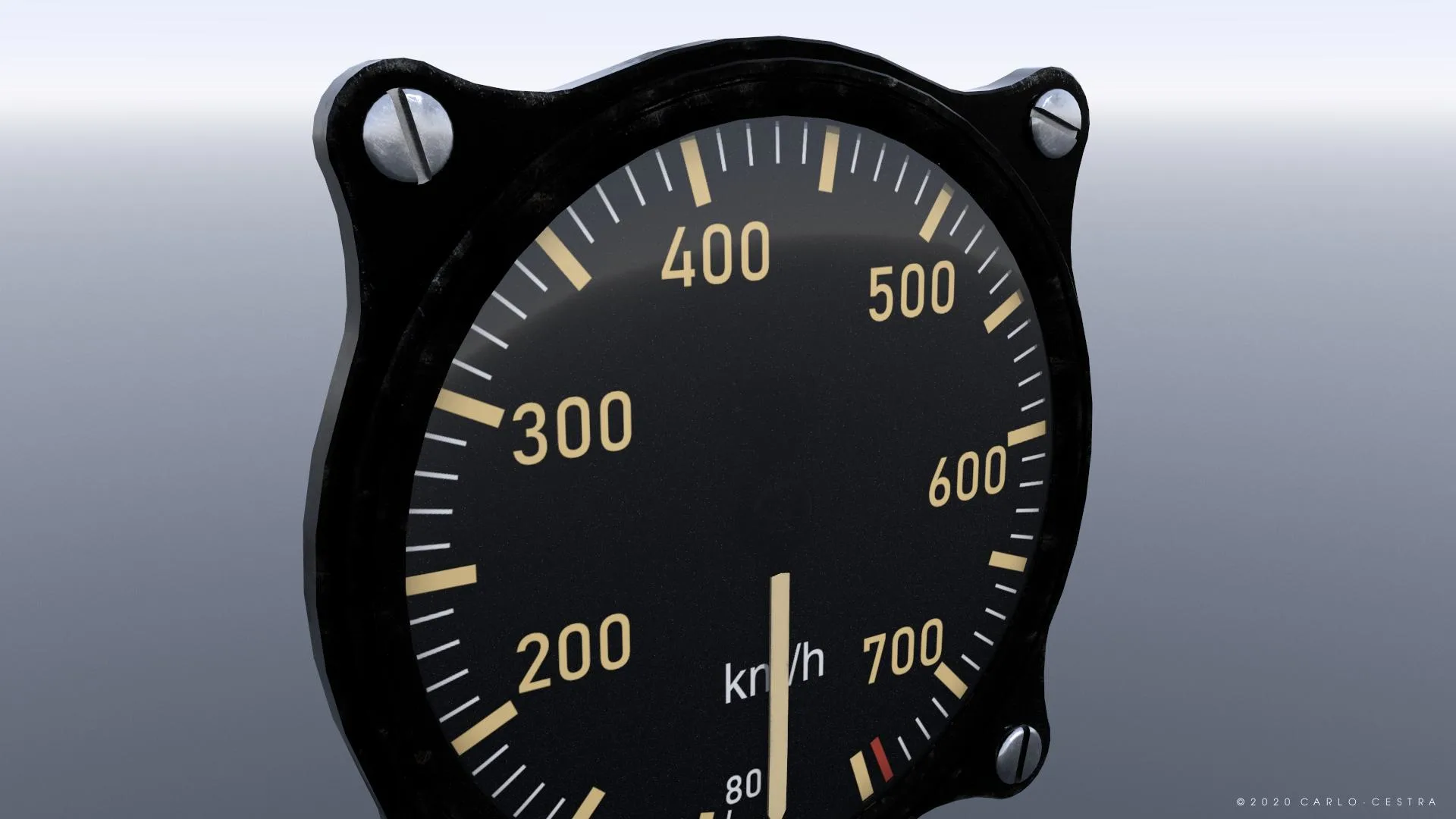 GERMAN AIRSPEED INDICATOR