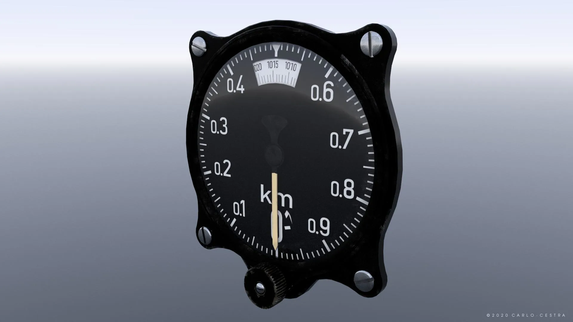 GERMAN ALTIMETER GAUGE