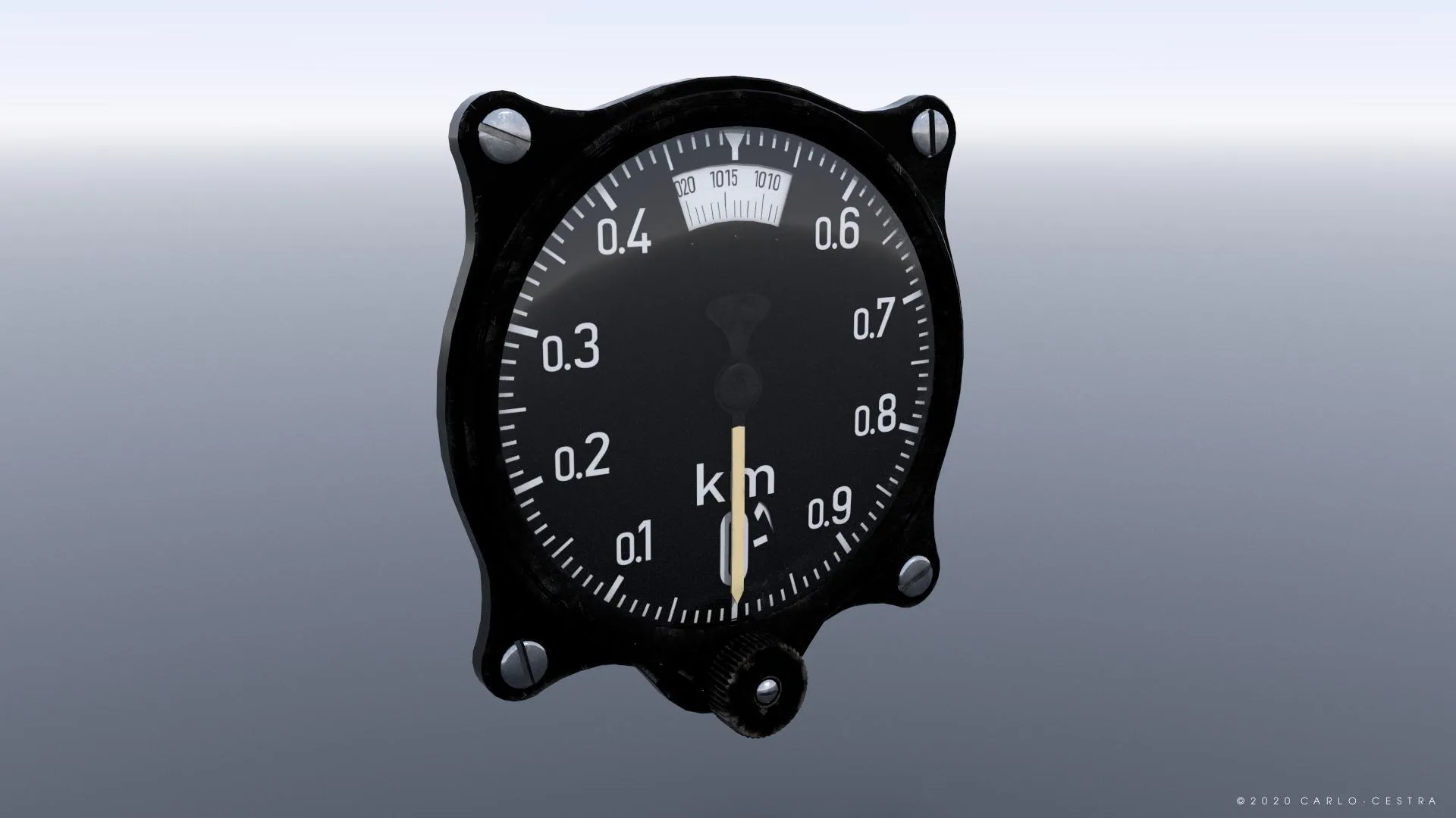 GERMAN ALTIMETER GAUGE