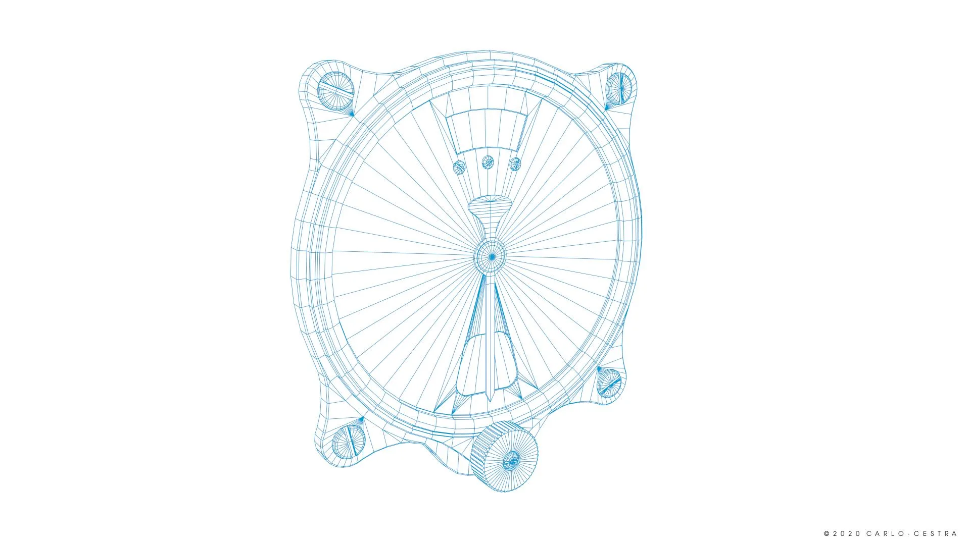 GERMAN ALTIMETER GAUGE FlippedNormals