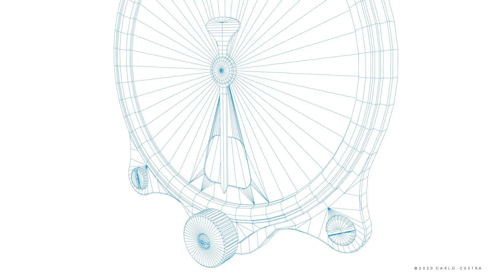 GERMAN ALTIMETER GAUGE FlippedNormals
