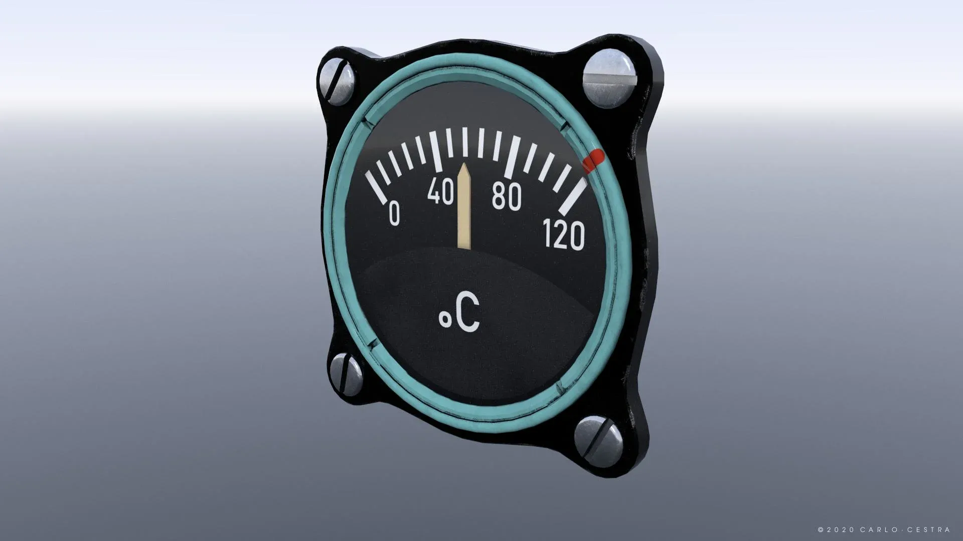 GERMAN COOLANT TEMPERATURE GAUGE