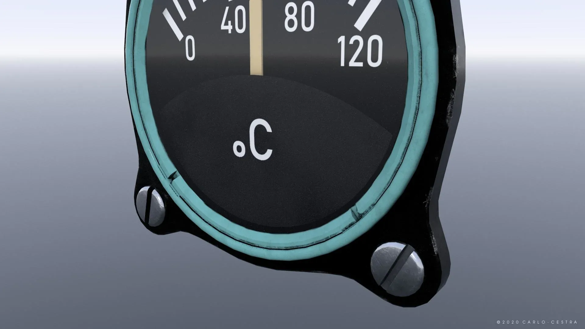 GERMAN COOLANT TEMPERATURE GAUGE FlippedNormals