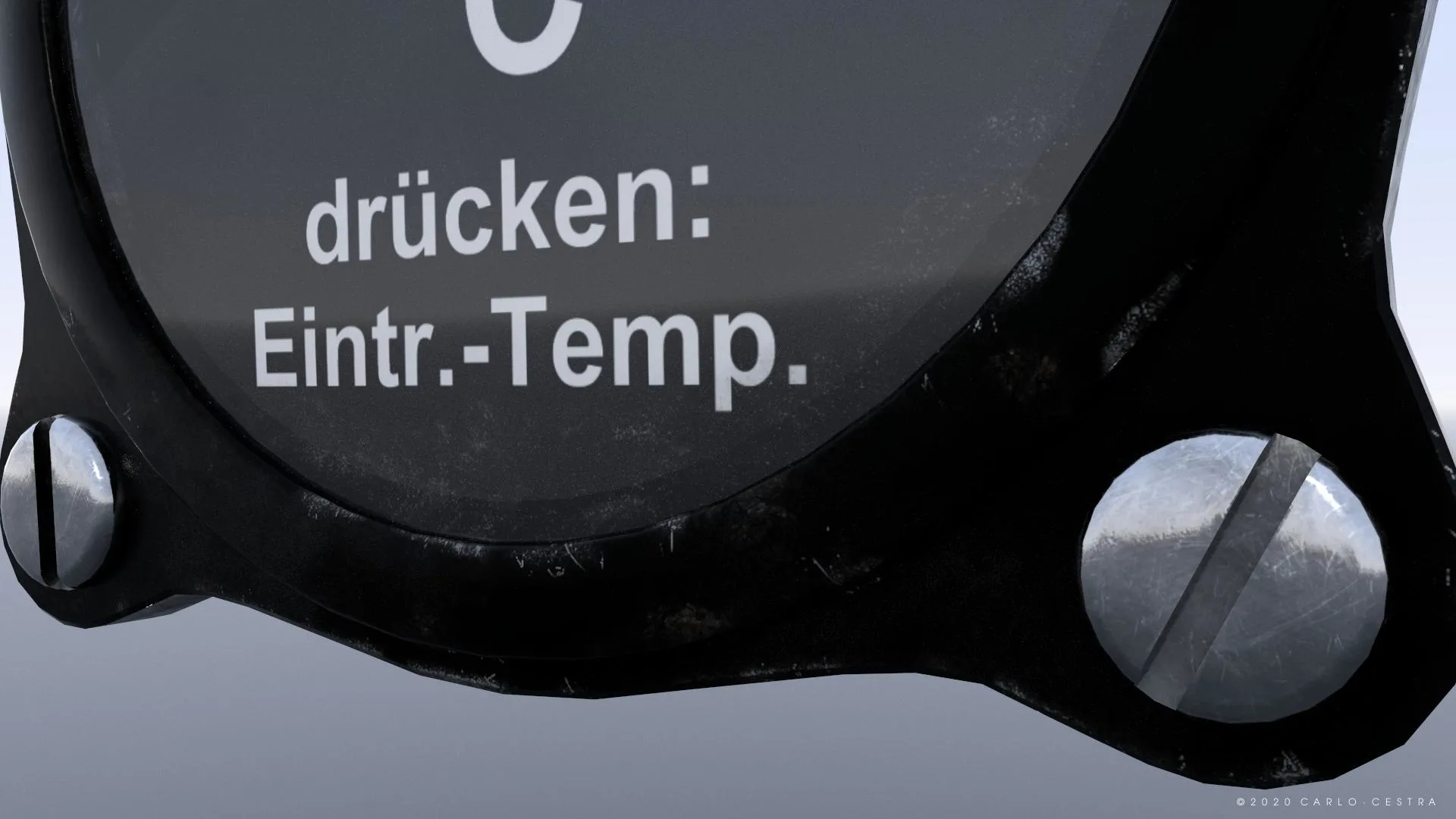 GERMAN OIL TEMPERATURE GAUGE