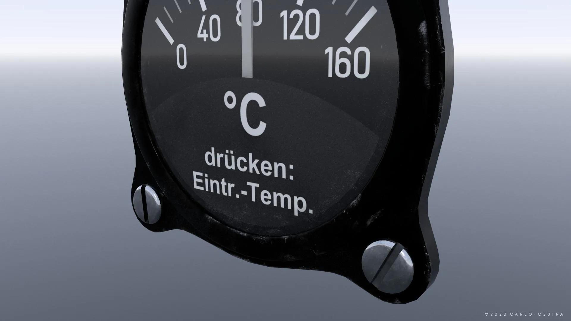 GERMAN OIL TEMPERATURE GAUGE