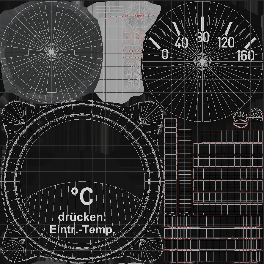 GERMAN OIL TEMPERATURE GAUGE