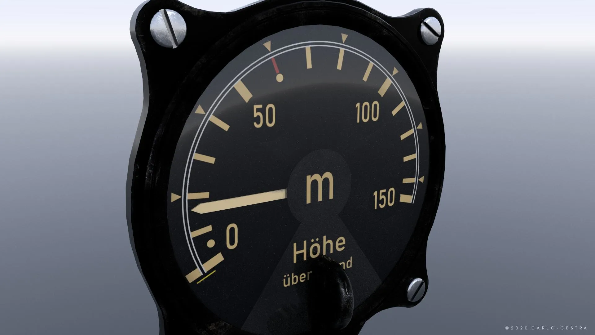 GERMAN RADIO ALTIMETER GAUGE