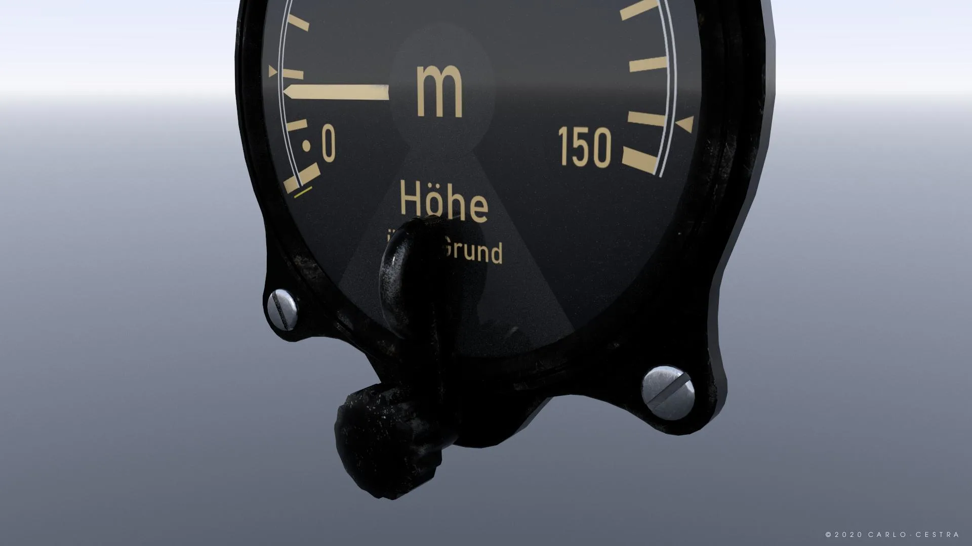 GERMAN RADIO ALTIMETER GAUGE