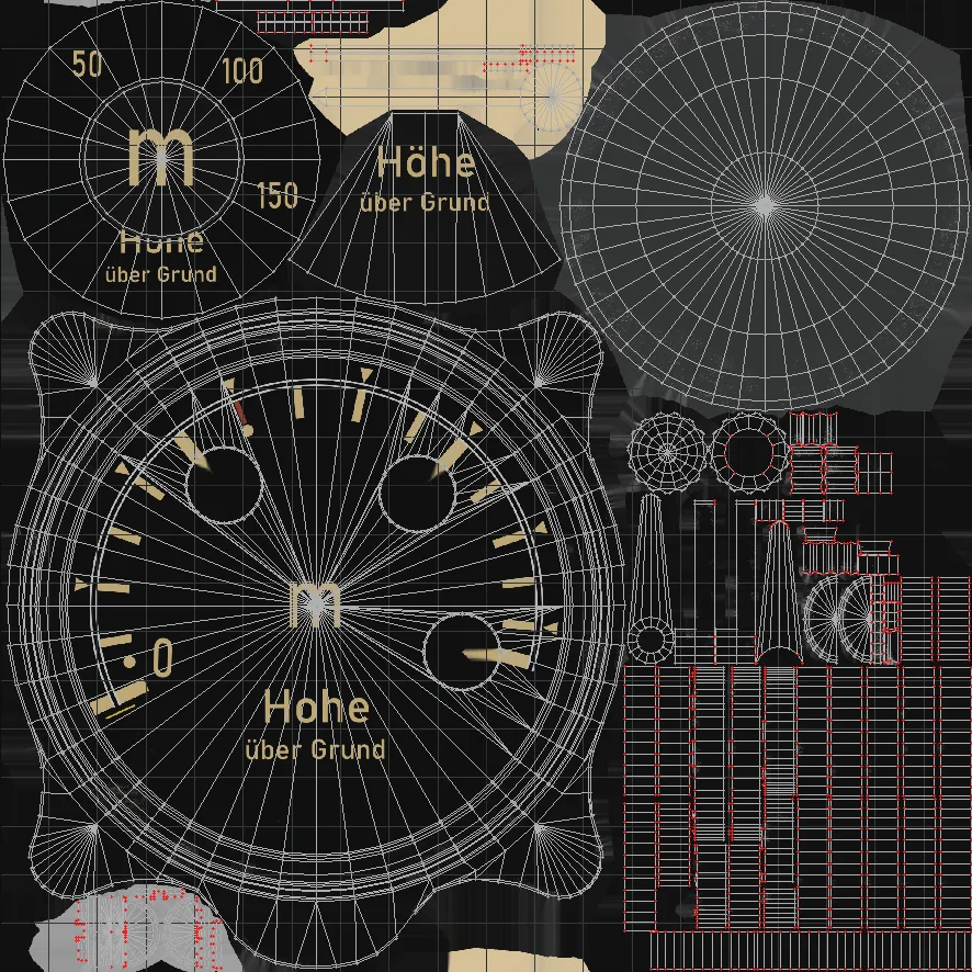 GERMAN RADIO ALTIMETER GAUGE