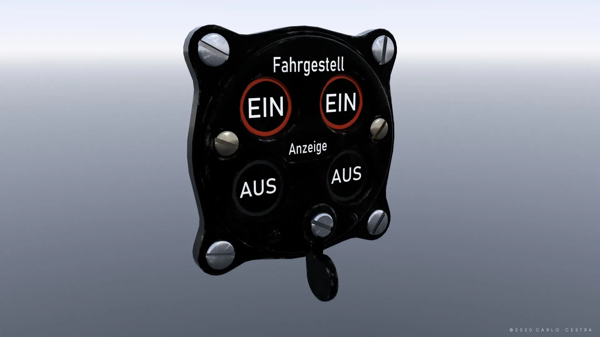 GERMAN UNDER CARRIAGE POSITION INDICATOR