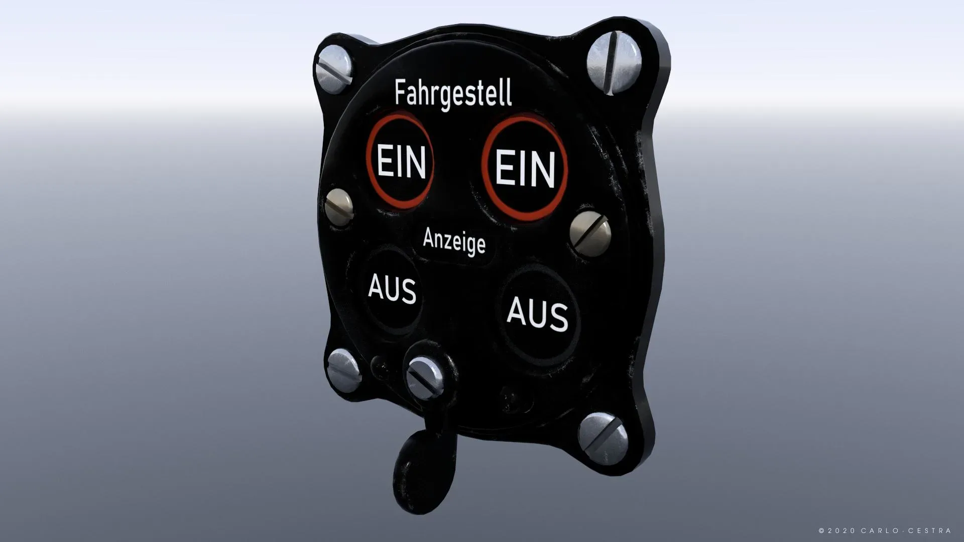 GERMAN UNDER CARRIAGE POSITION INDICATOR