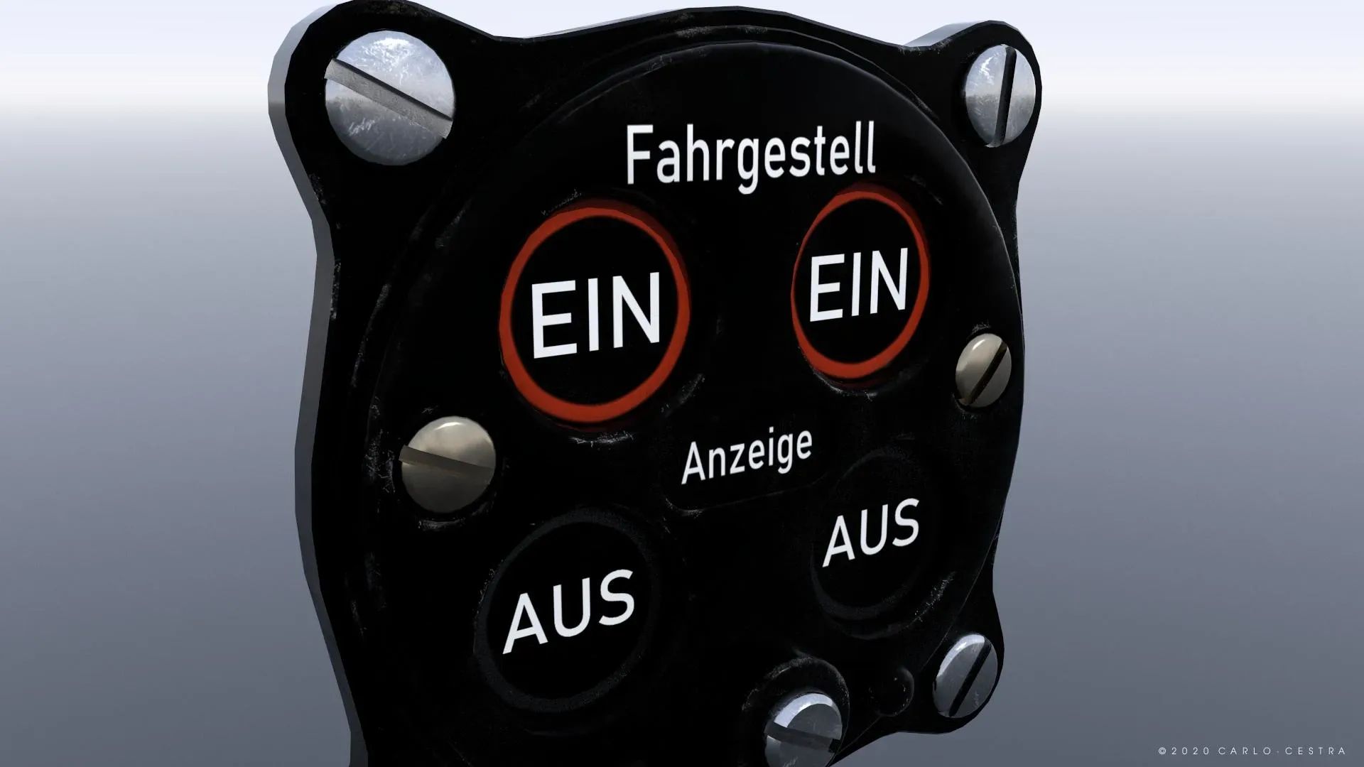 GERMAN UNDER CARRIAGE POSITION INDICATOR