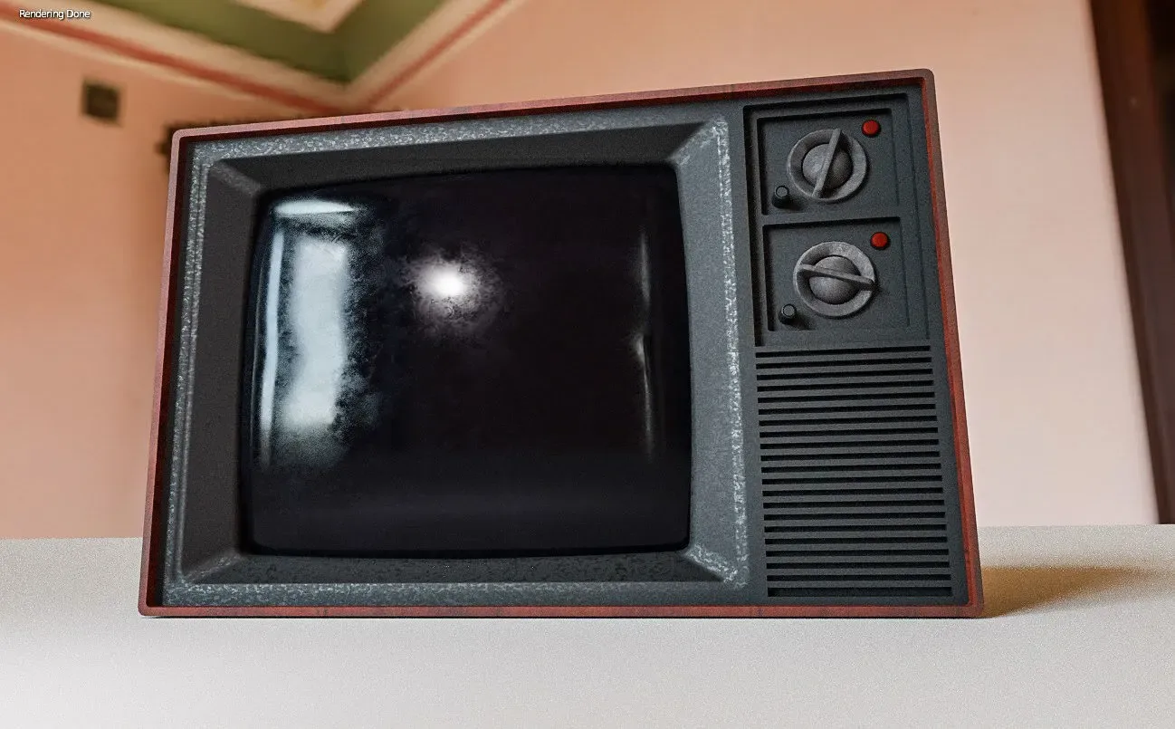 Retro CRT Television Type 2