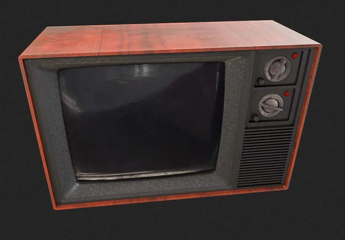 Retro CRT Television Type 2