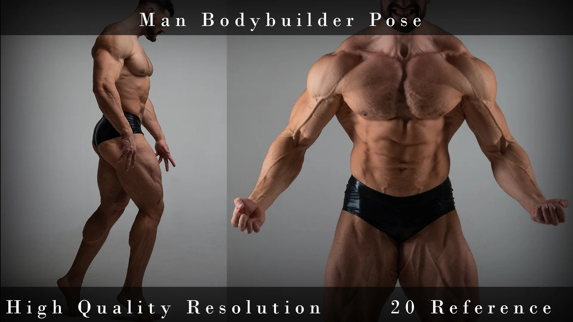 Man BodyBuilder Pose