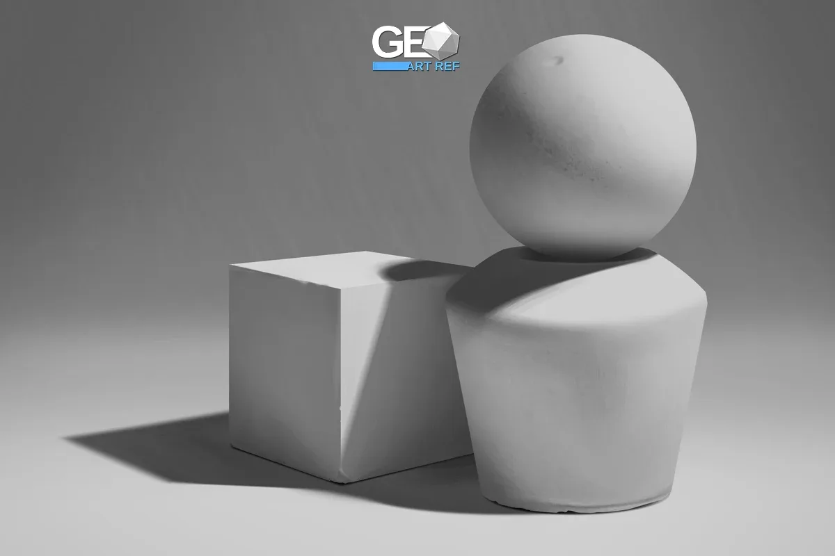 Primitive Shapes Example Study 3 Free PSD