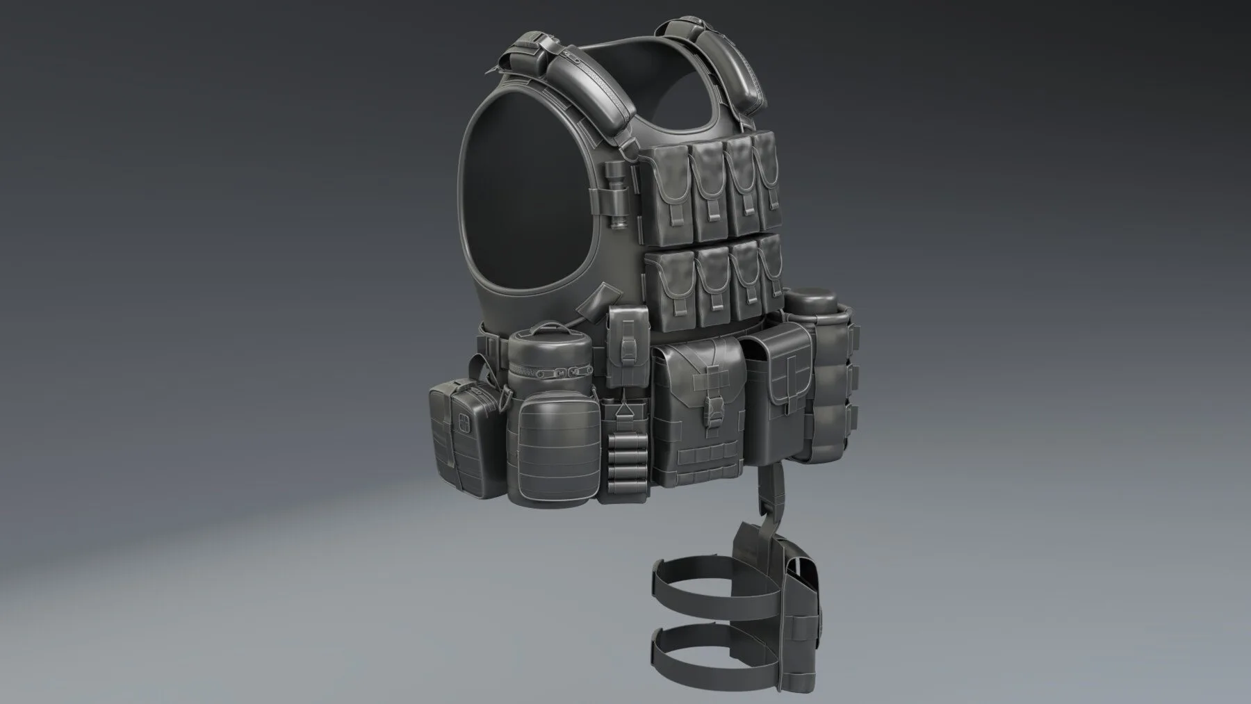 Military Tactical Pouches [Kitbash] [CLEAN TOPOLOGY]