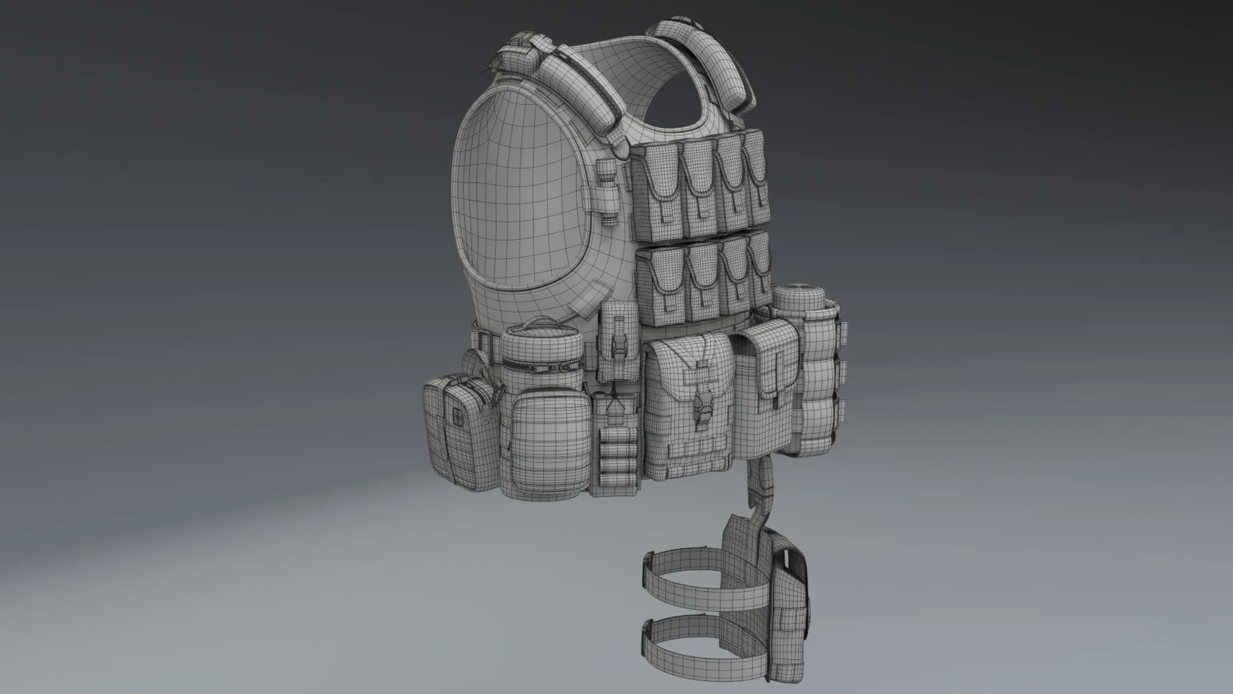 Military Tactical Pouches [Kitbash] [CLEAN TOPOLOGY]