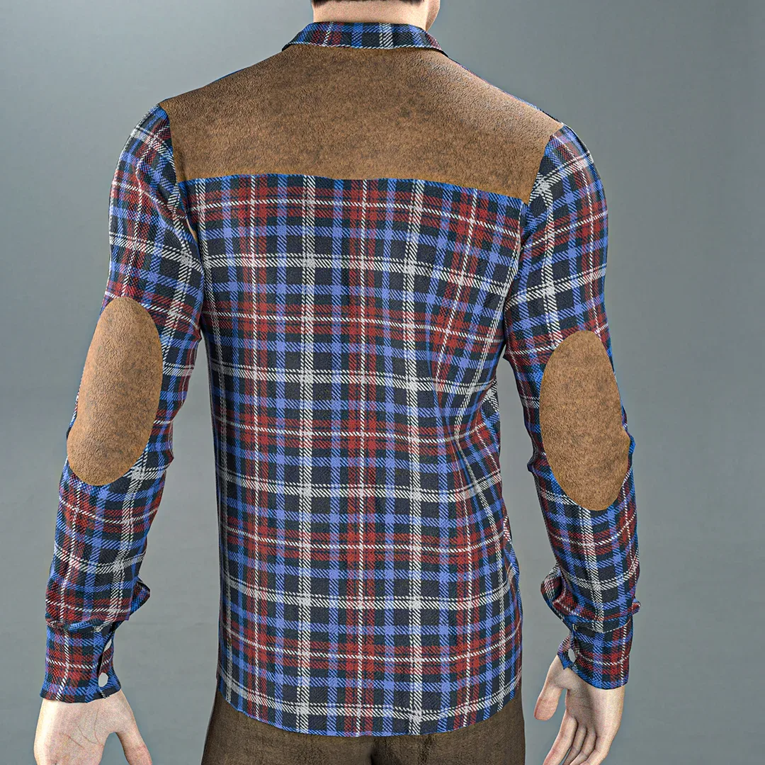 Casual shirt & pants (Marvelous Designer & Clo3d & FBX & OBJ & Texture)