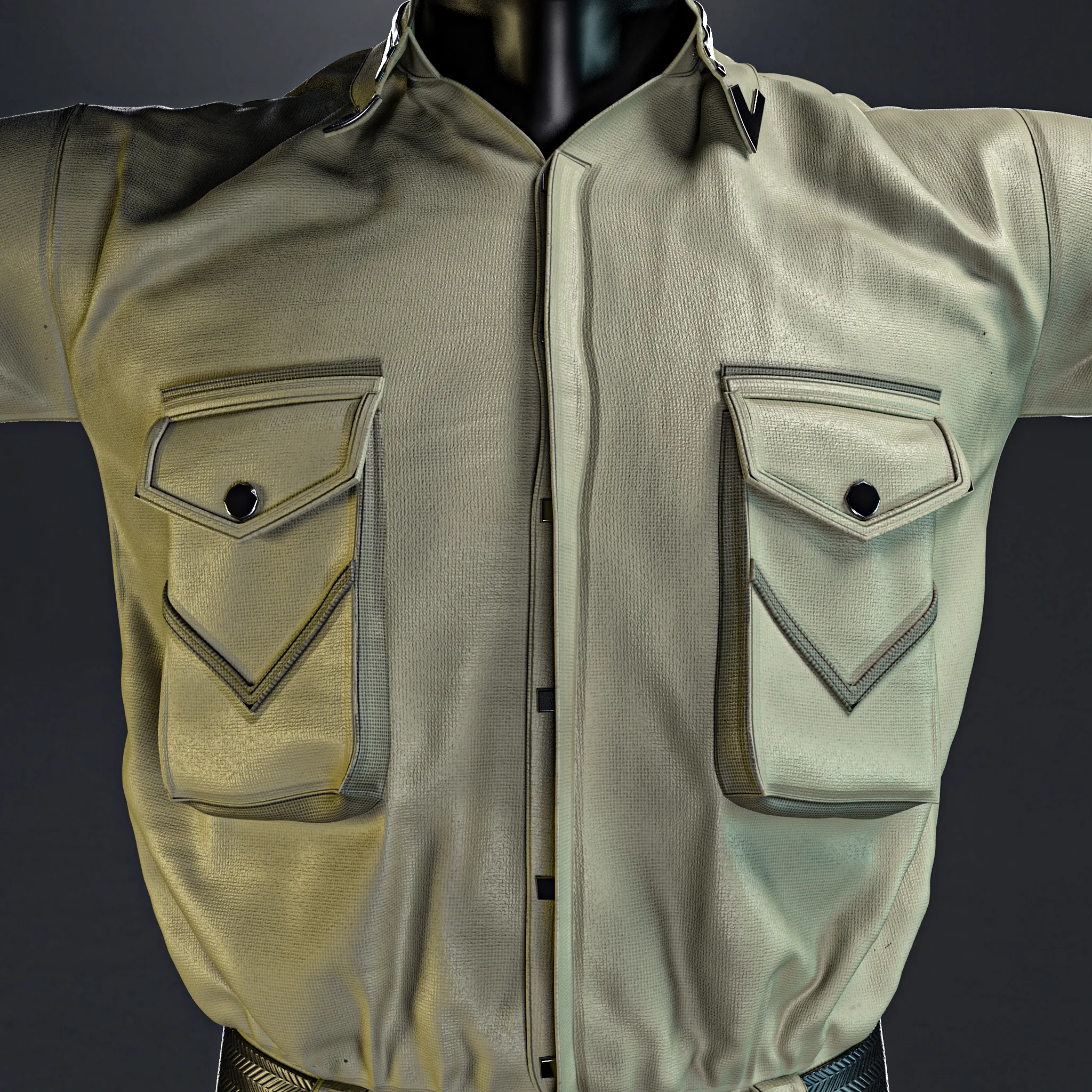 Boiler suit (Marvelous Designer & Clo3d & FBX & OBJ & Texture)