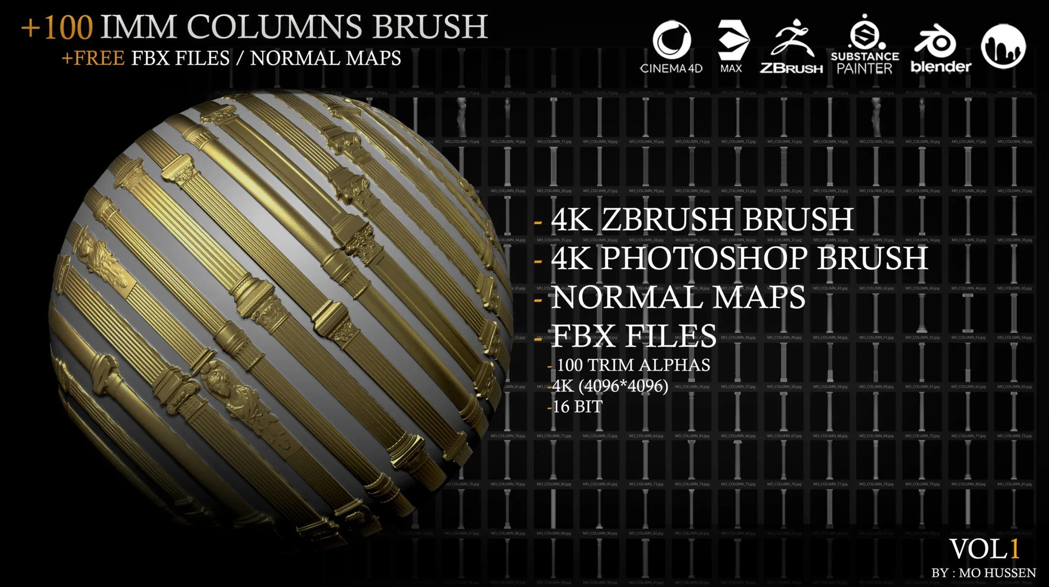 100 IMM Column 4K Brushes