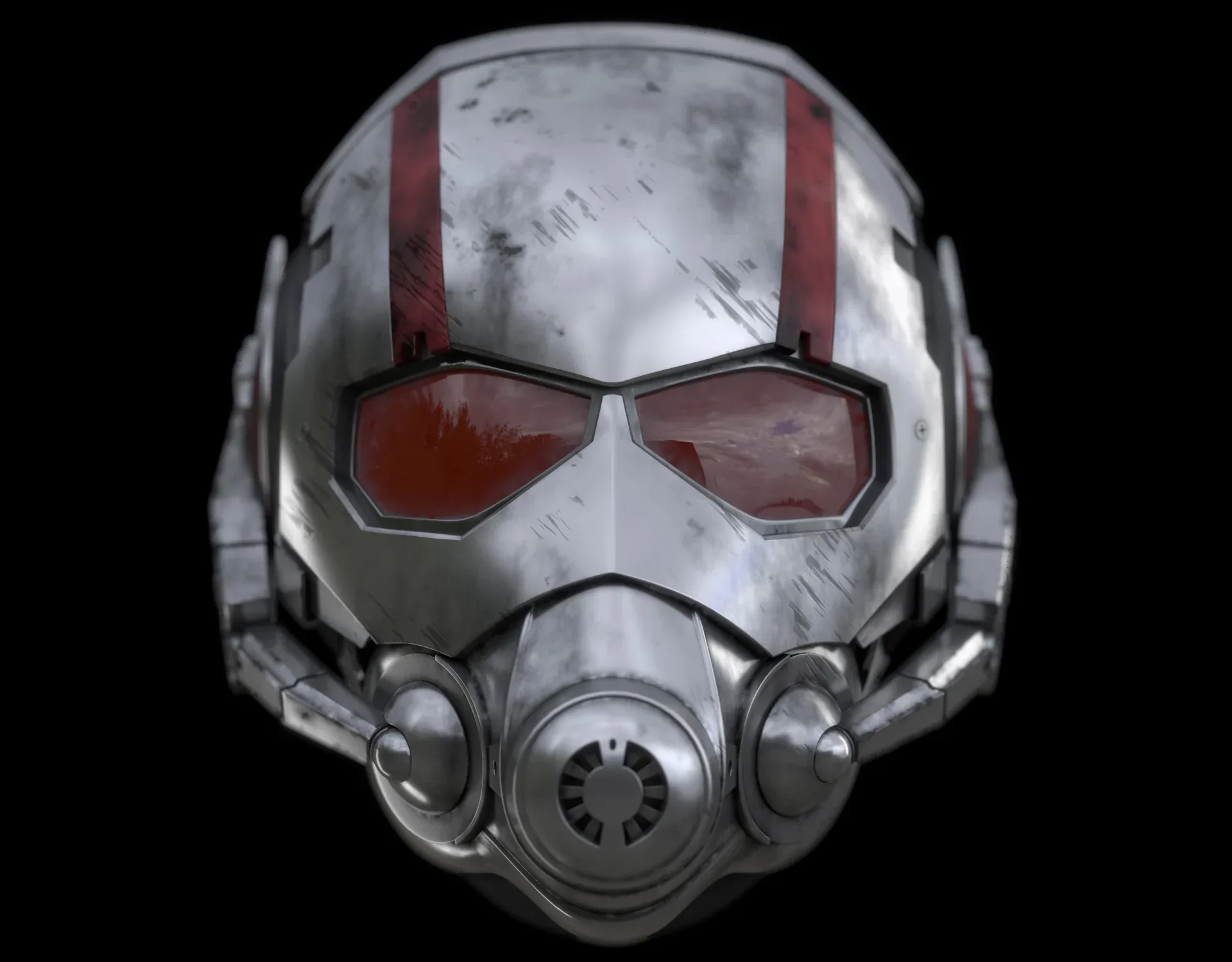 Texturing and Rendering Ant-Man Helmet in Modo Using V-Ray Next