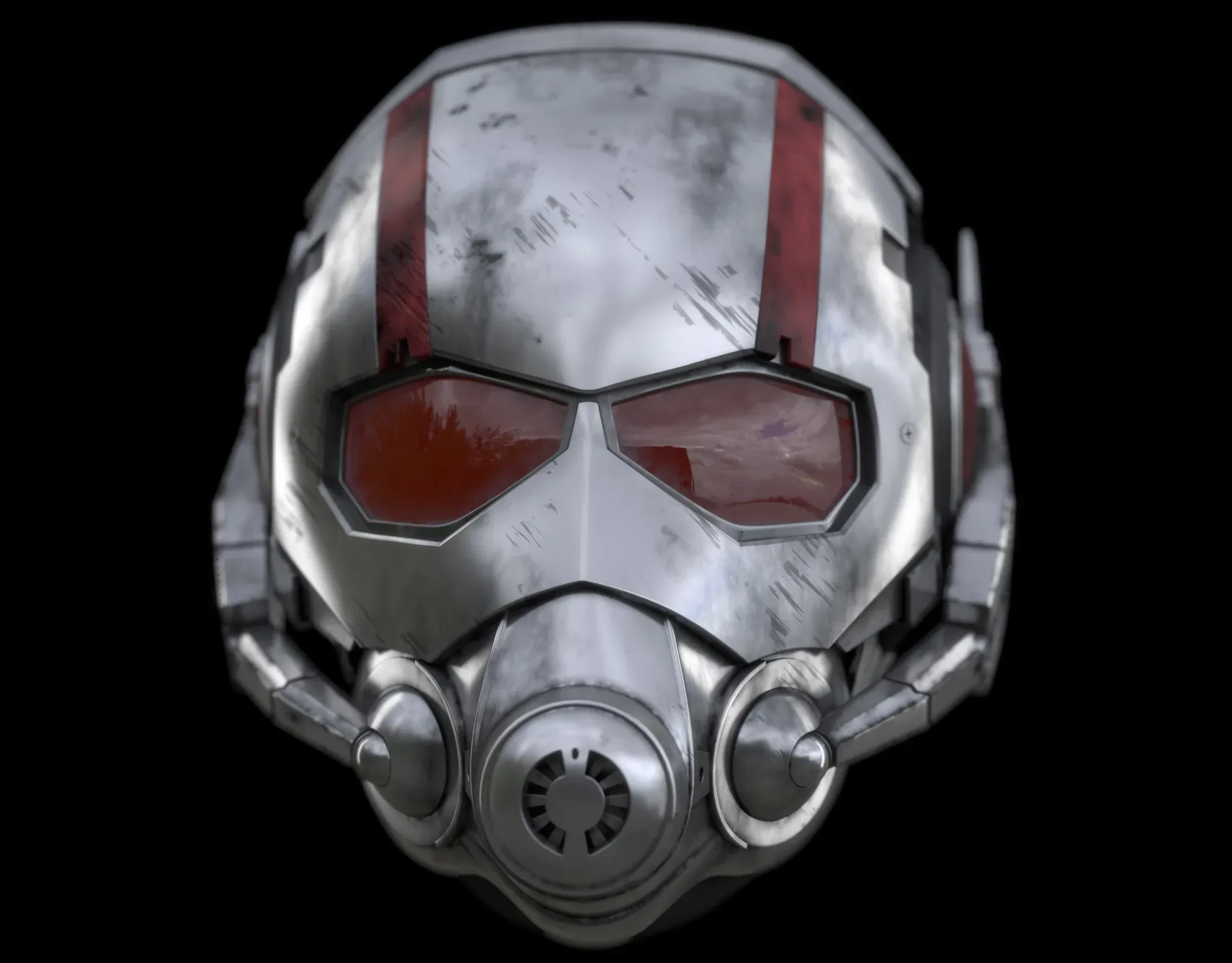 Texturing and Rendering Ant-Man Helmet in Modo Using V-Ray Next