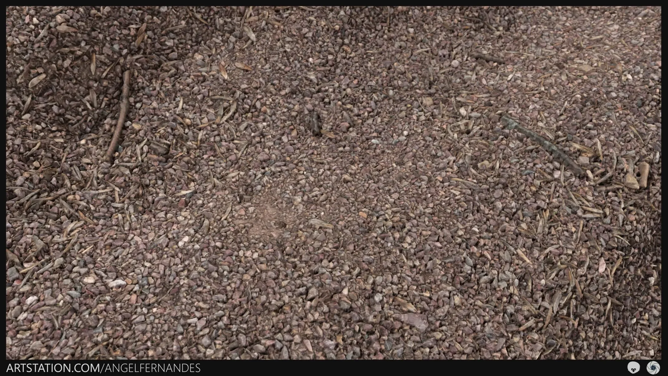 Photogrammetry - Gravel Ground Material