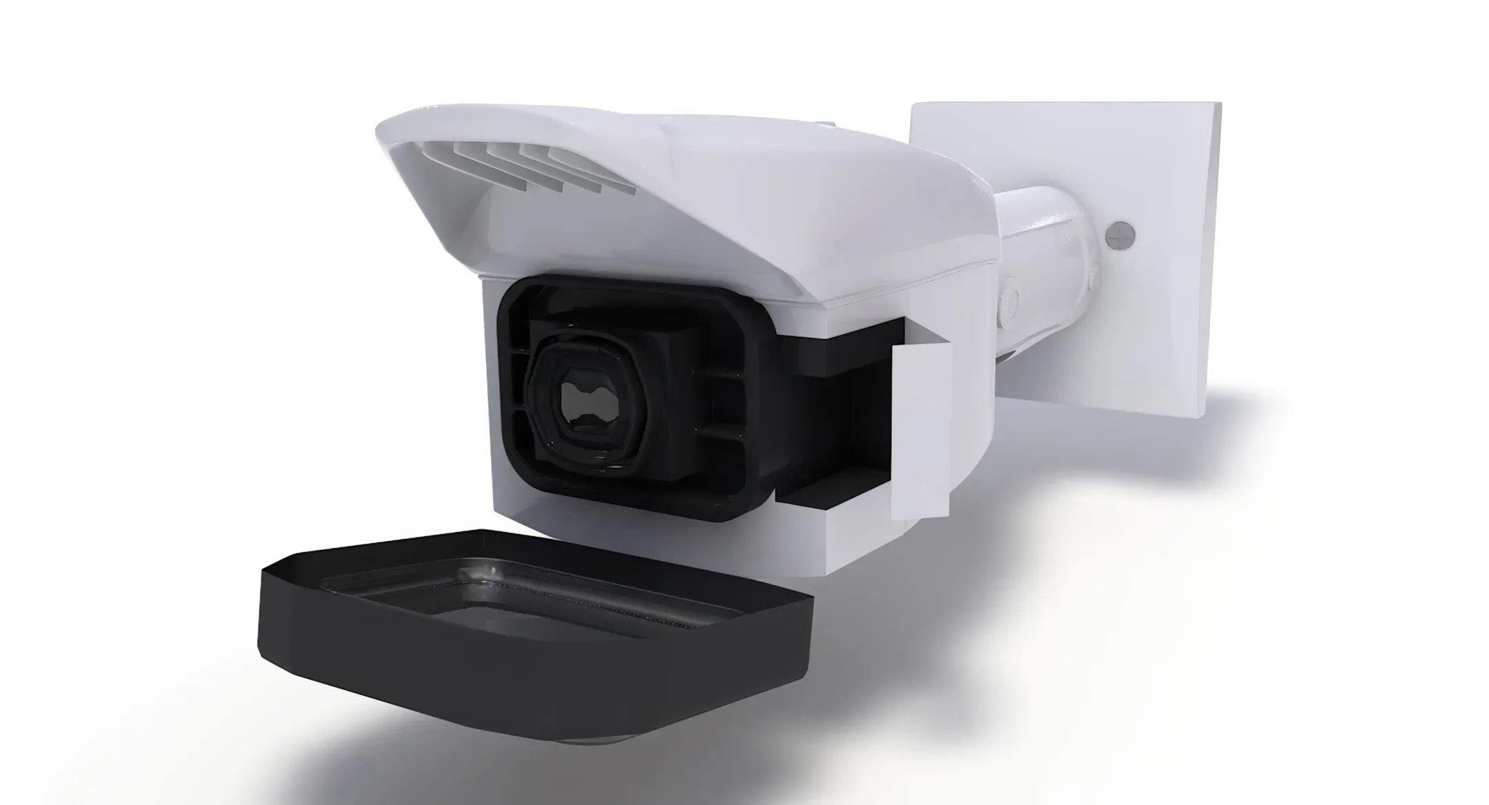 Outdoor 4K Vandal Fixed Network Camera with IR LED