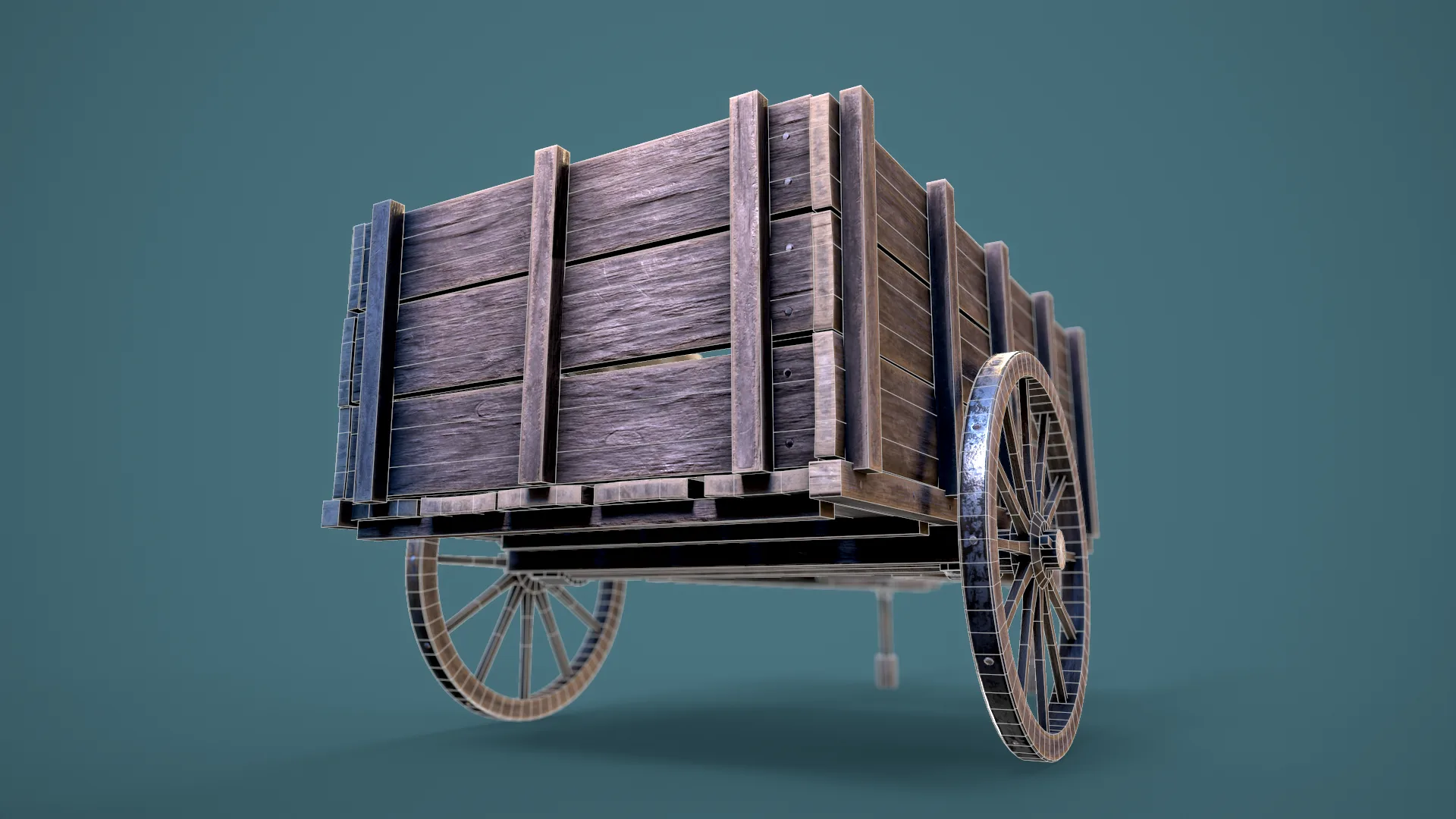 Old Wooden Cart