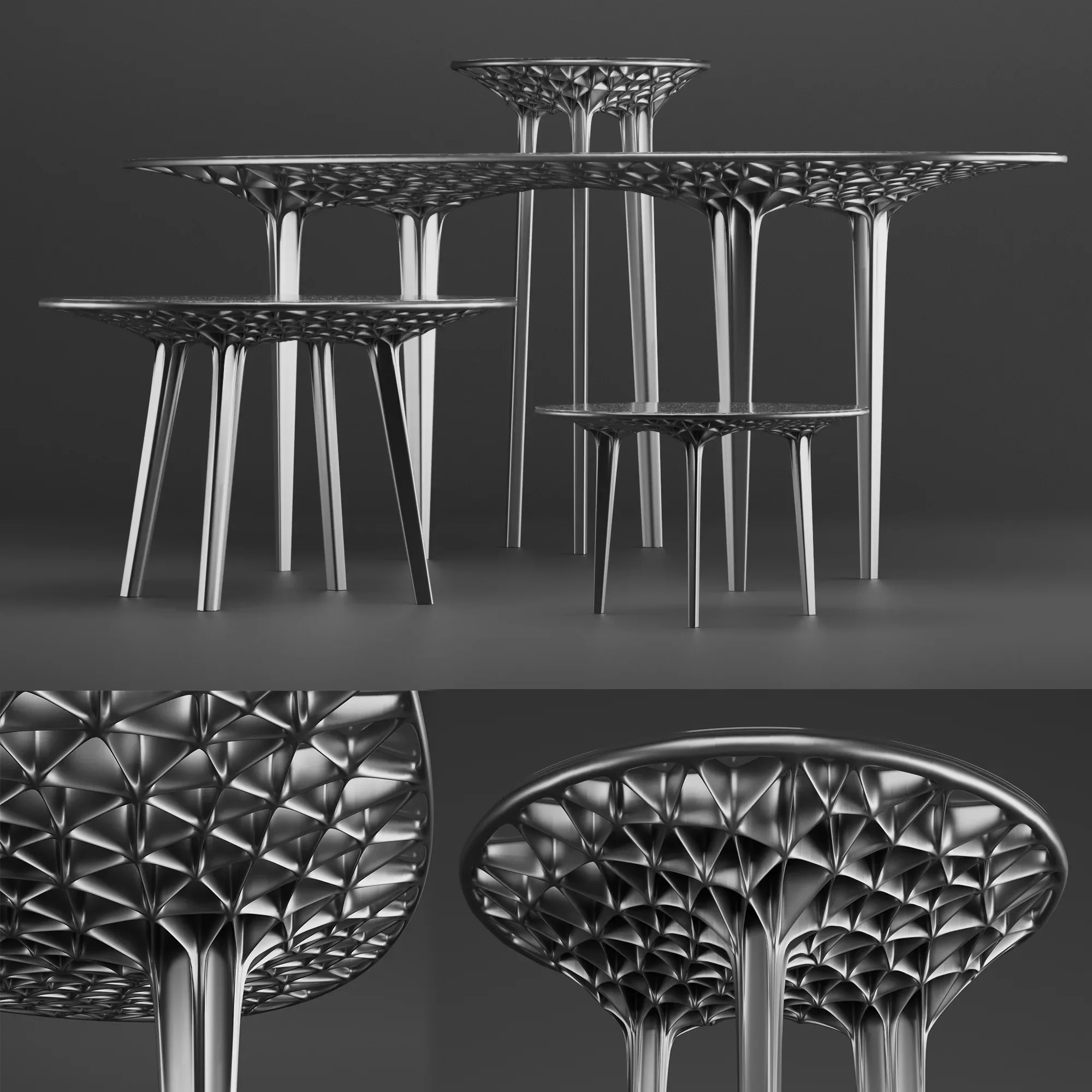 4 Sedona Tables and Stool