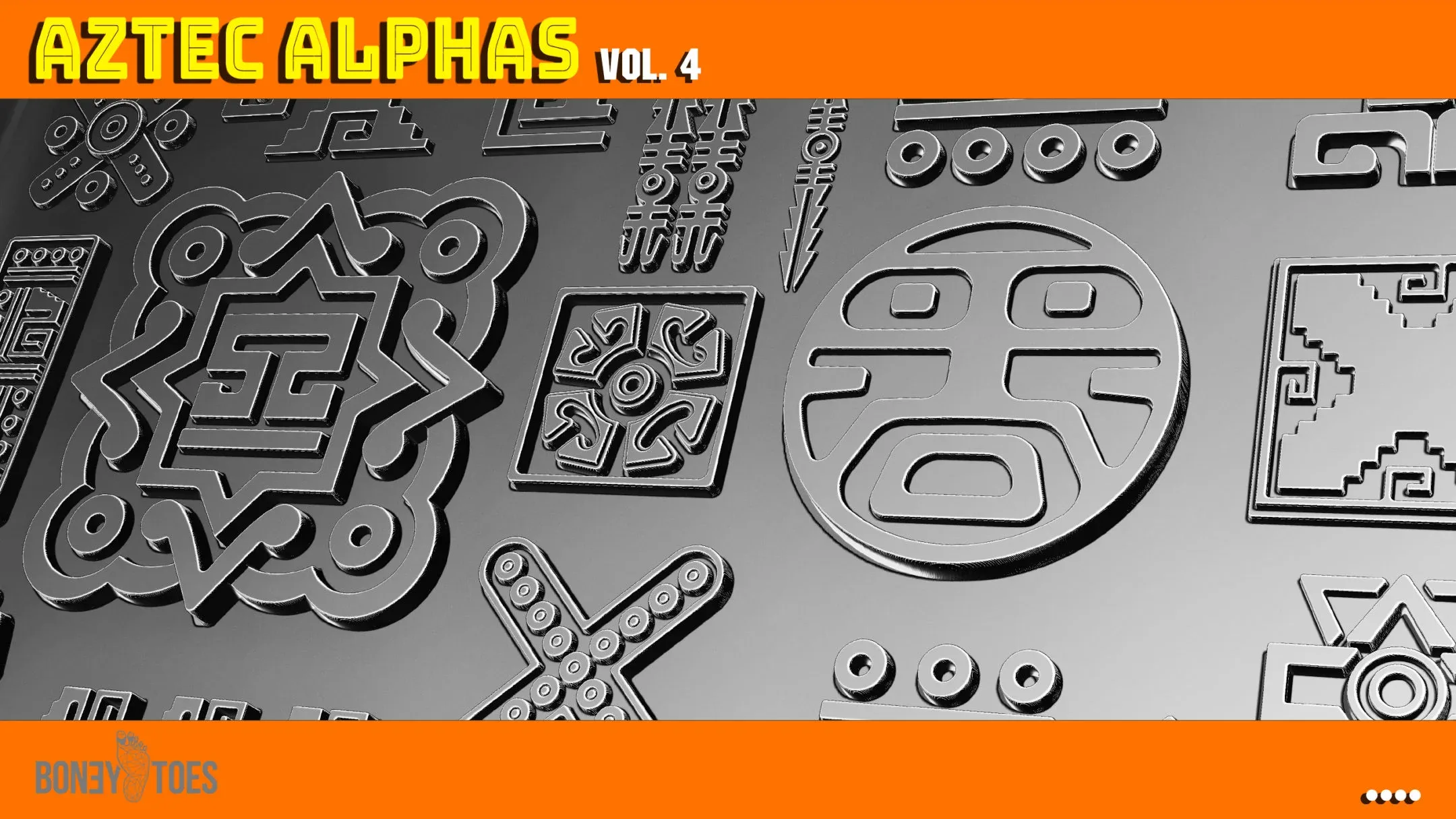 Aztec Alphas Brushes Volume 4