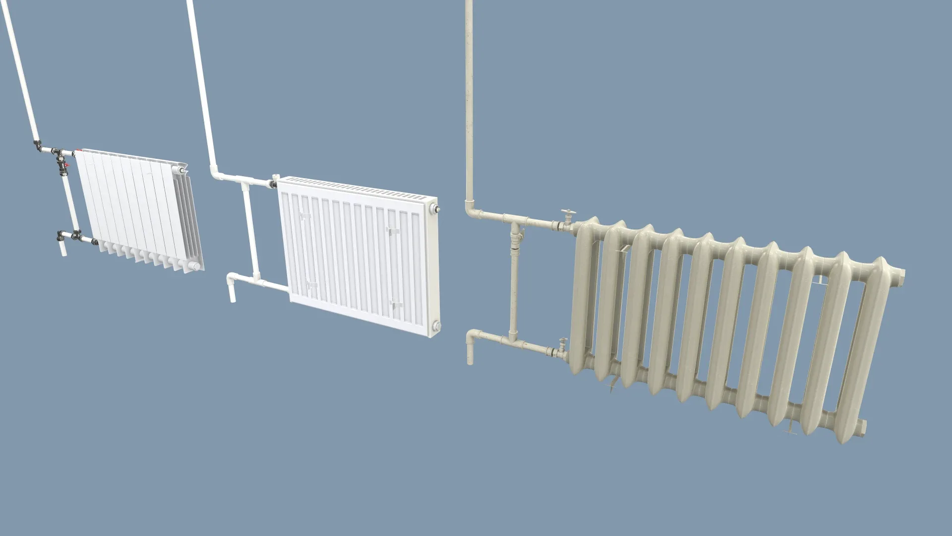 Radiators with Modular Pipes