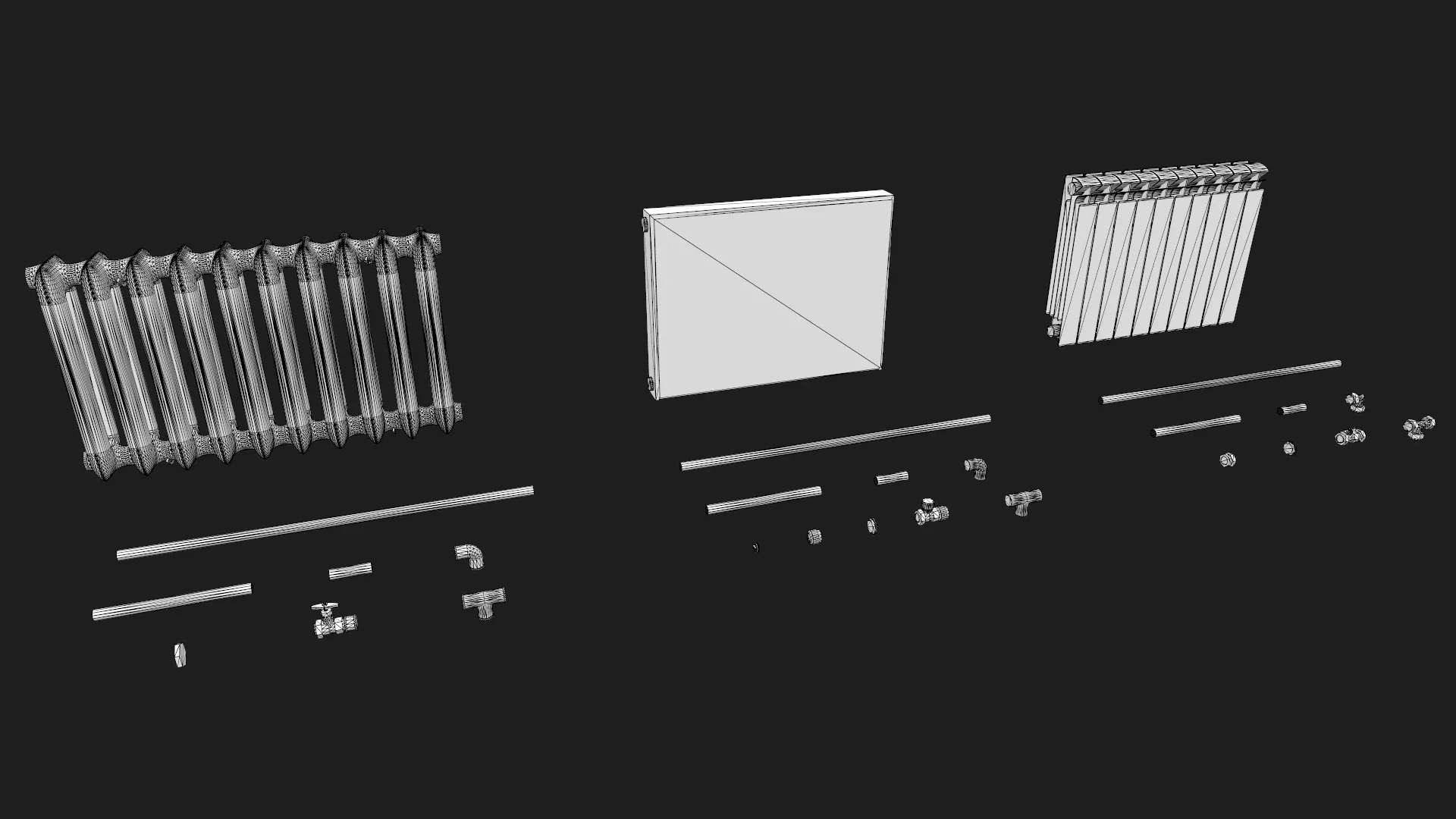 Radiators with Modular Pipes