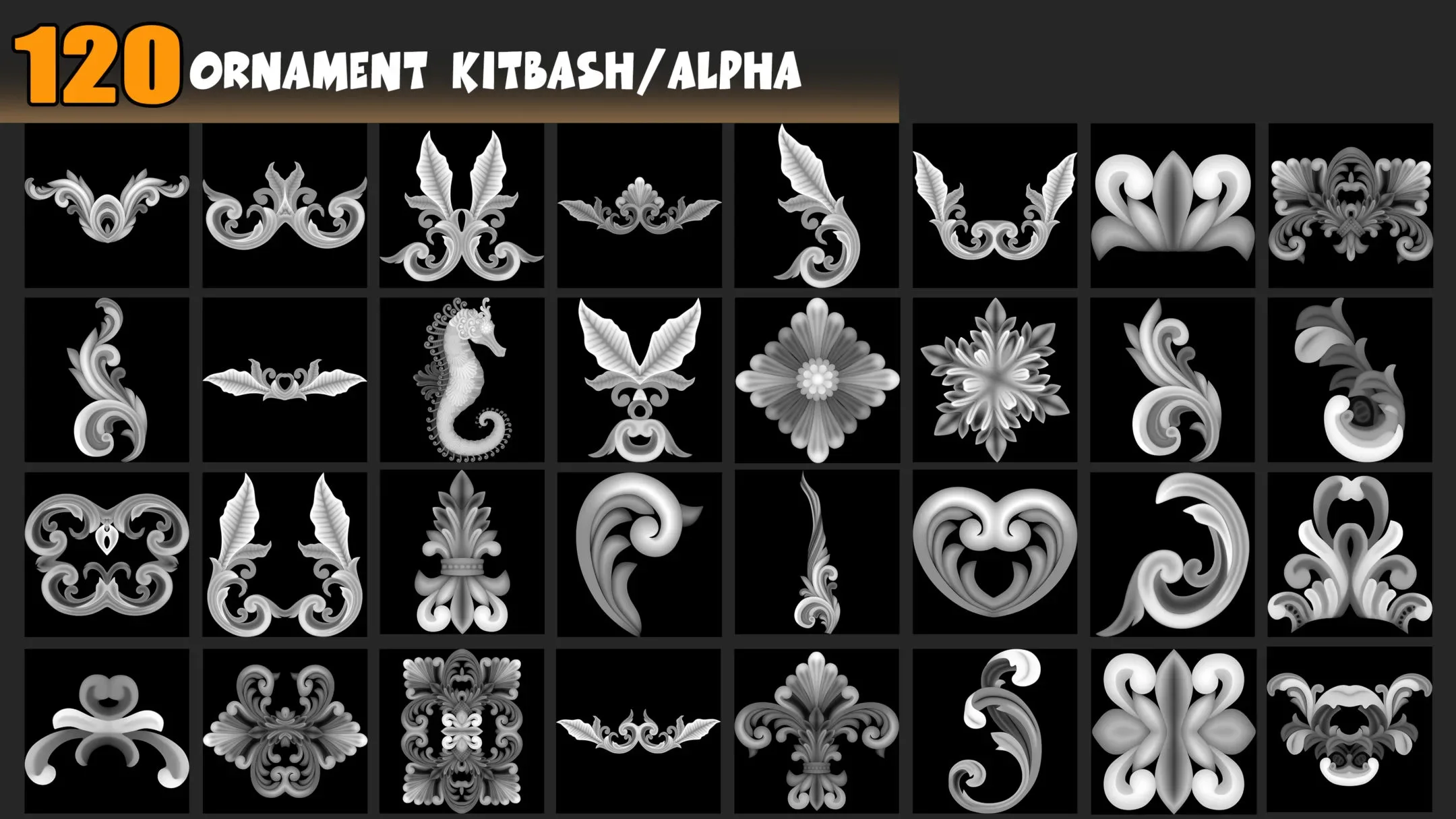 120_Ornament_Kitbash_ vol_01