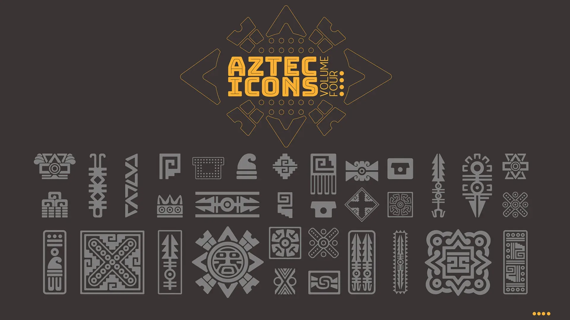 Aztec VECTOR ICONS Volume 4