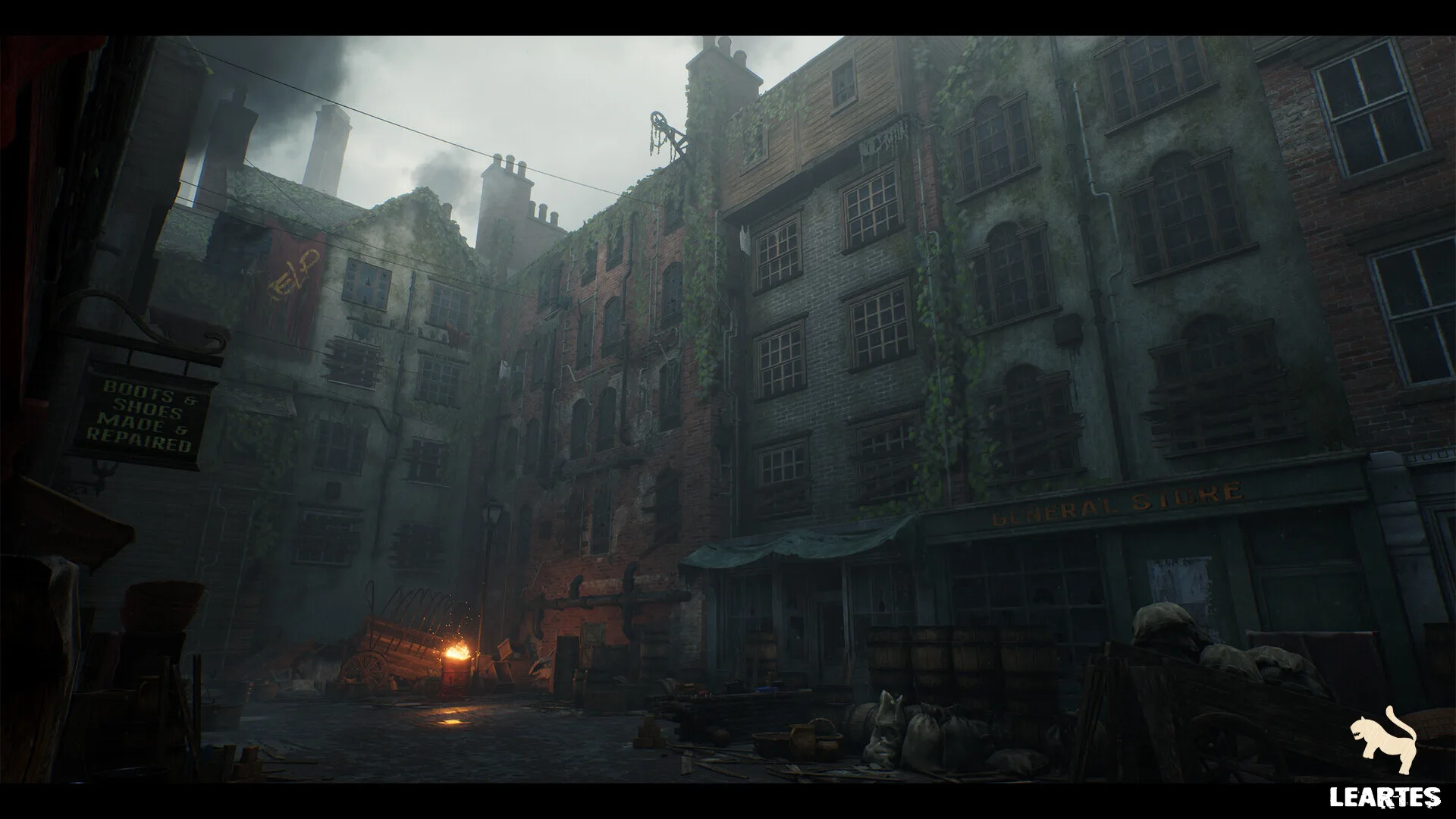 Victorian Decayed Alley Environment / Unreal Engine 4