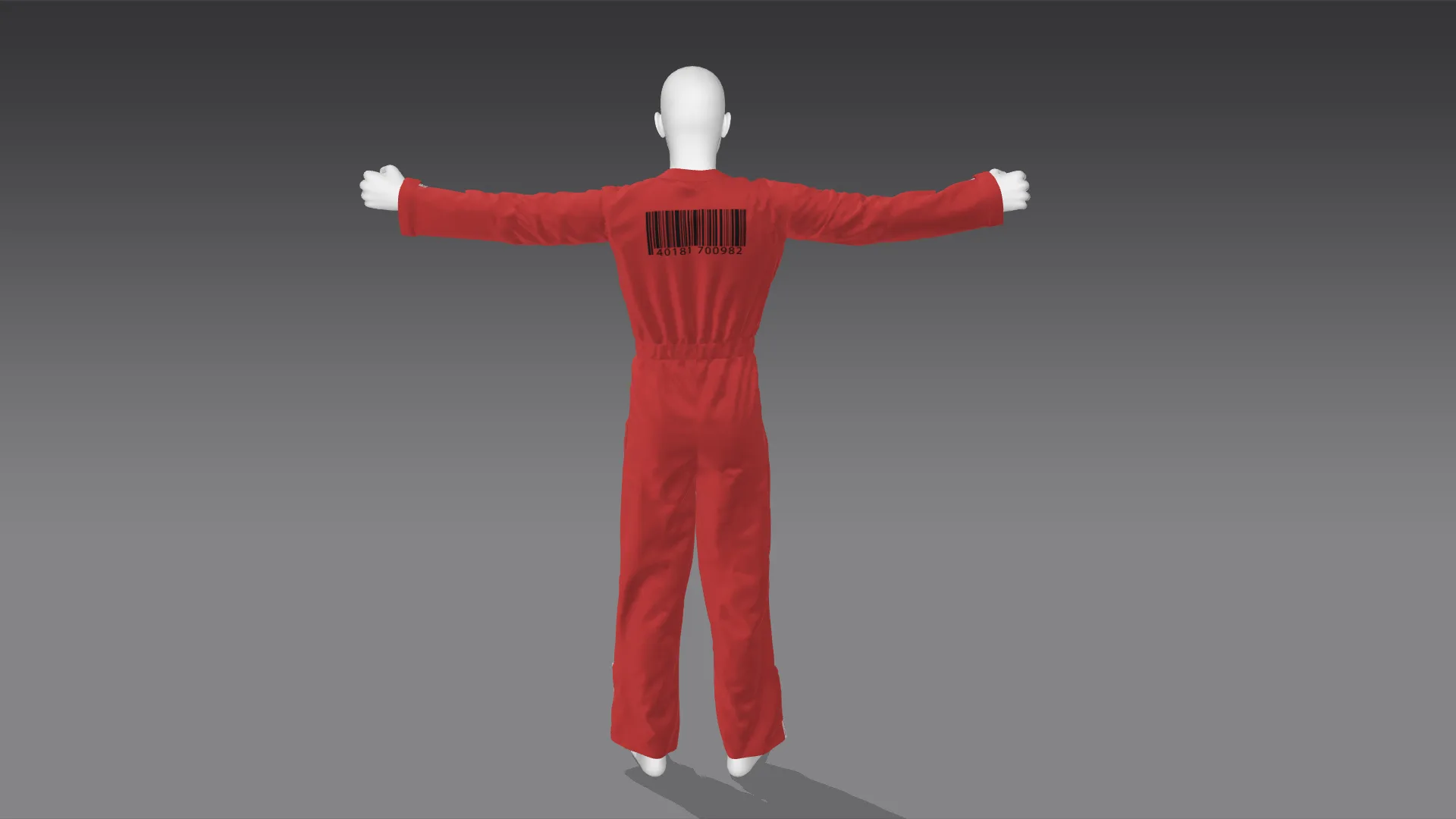 Slipknot boiler suit (Marvelous Designer & Clo3d & FBX & OBJ & Texture)