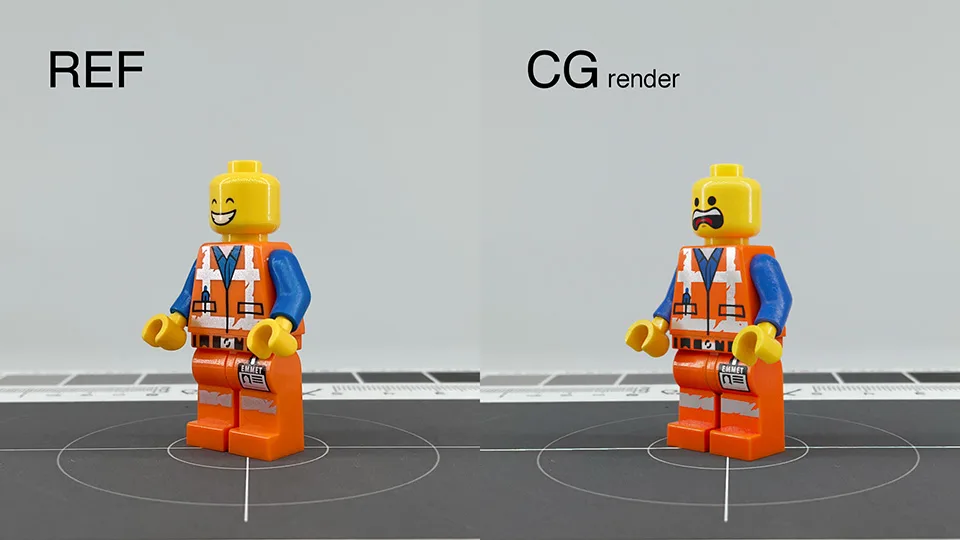 LEGO Minifigure 3D Model + PBR Textures