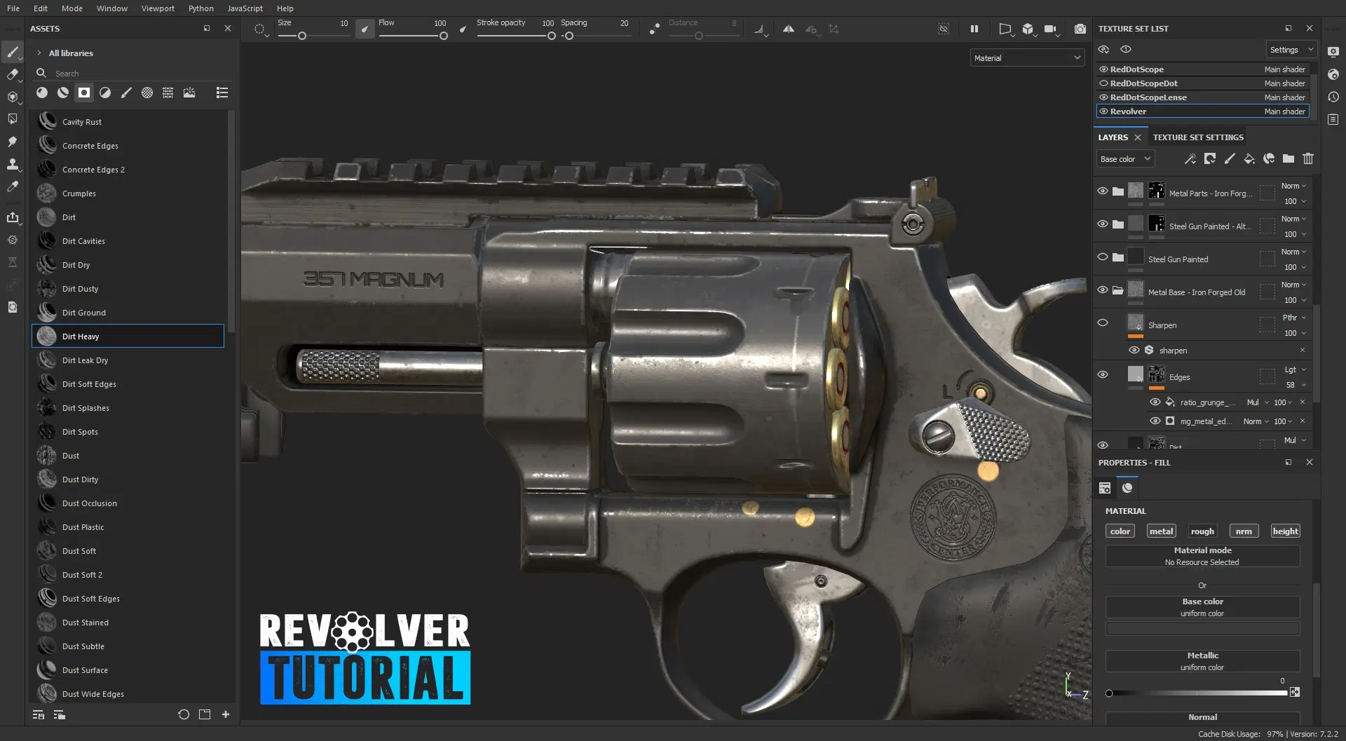 Revolver Tutorial - Industry Ready Weapon & Attachment Creation for Video Games