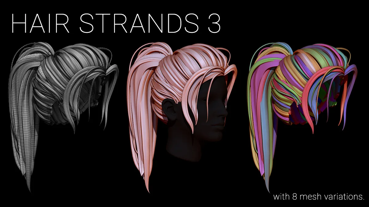 Hair Strands 3 IMM Brush