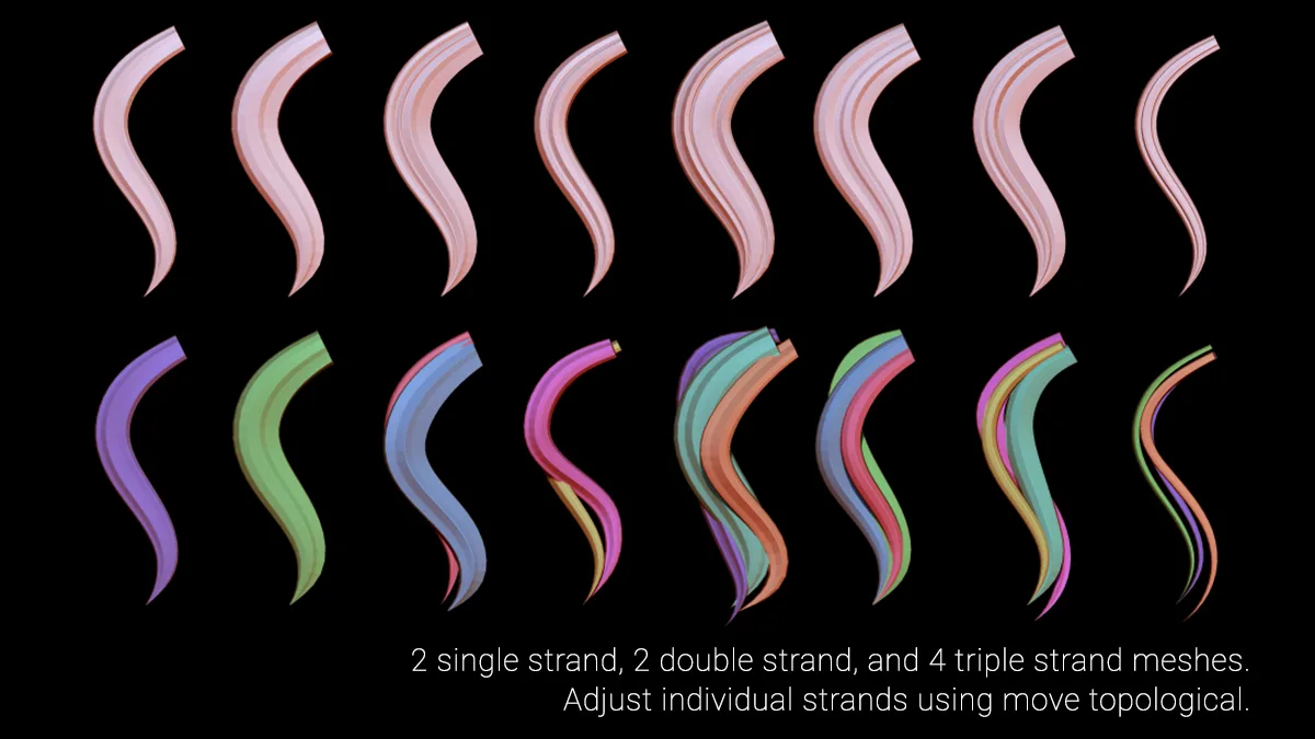 Hair Strands 3 IMM Brush