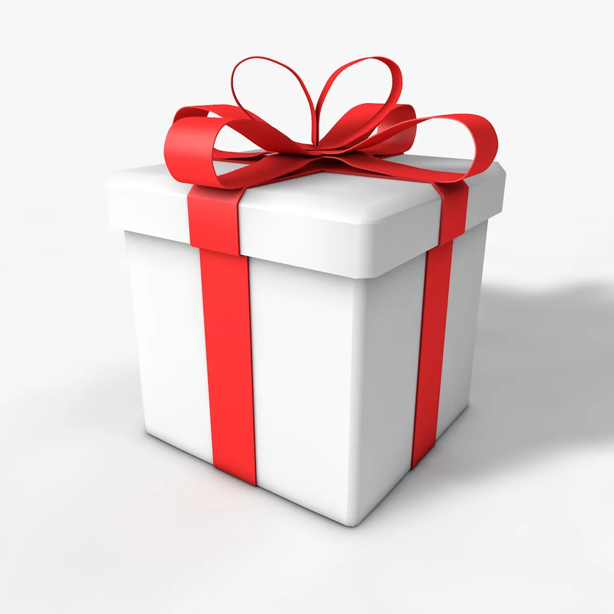 Gift Box Model Low-poly