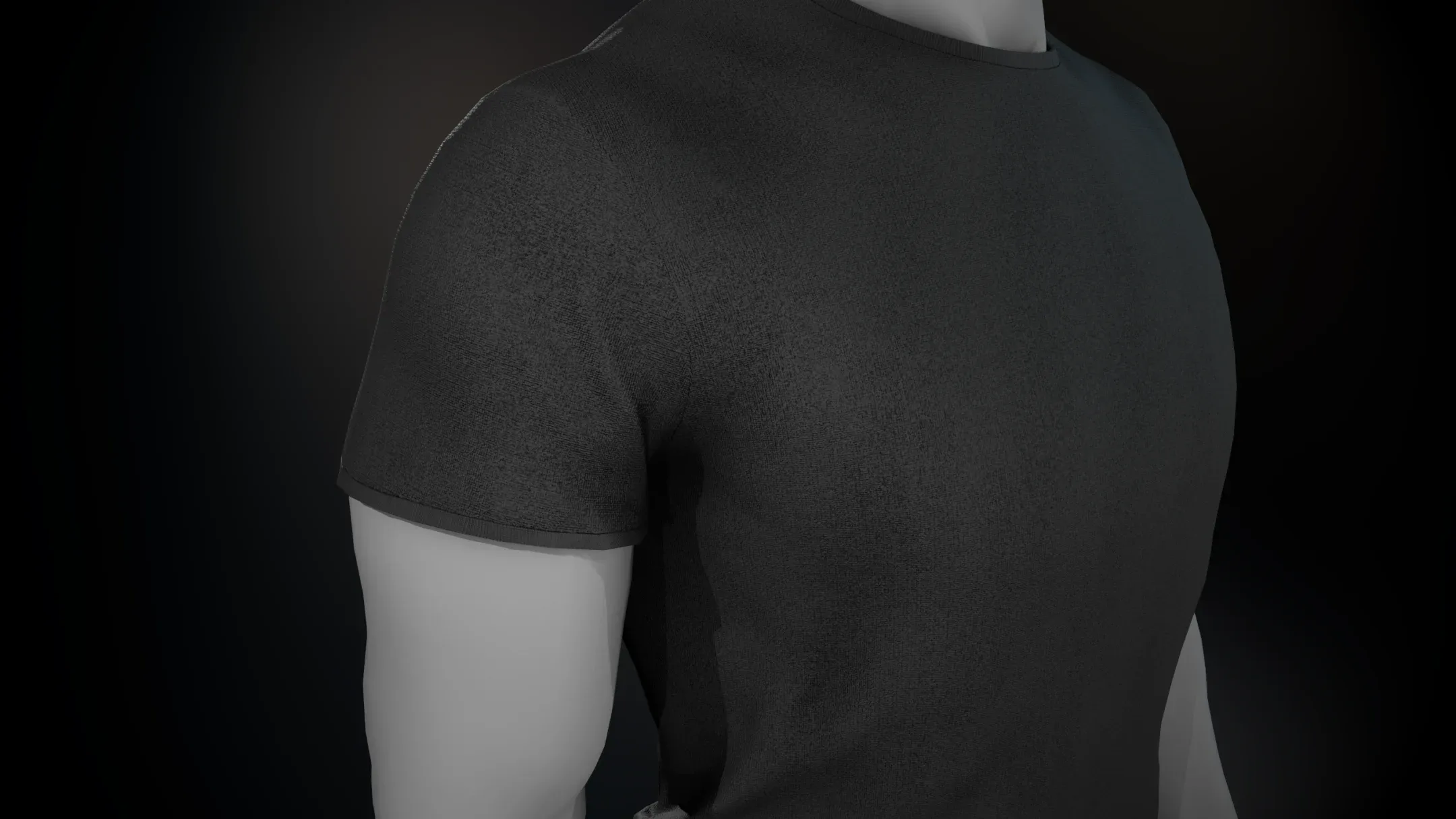 Slim Fit Black T-Shirt