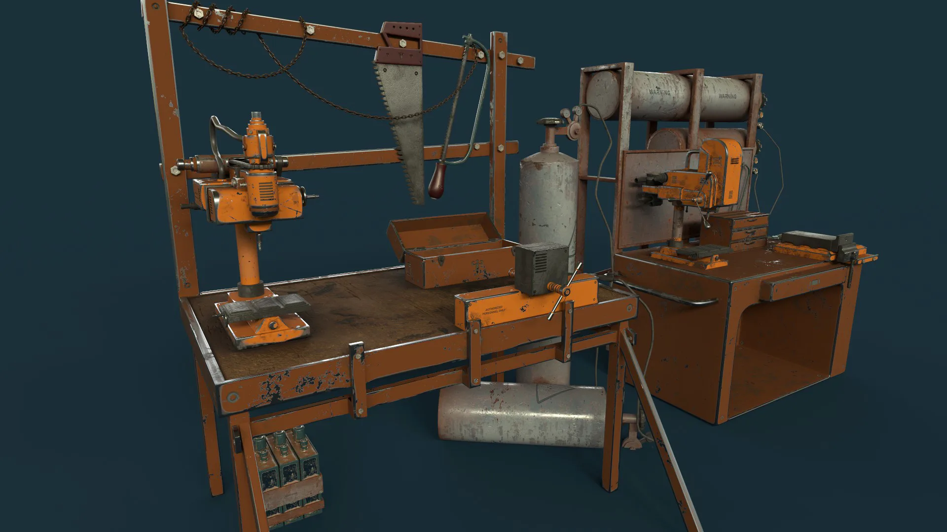 industrial work assets game ready low poly and high poly vol 2