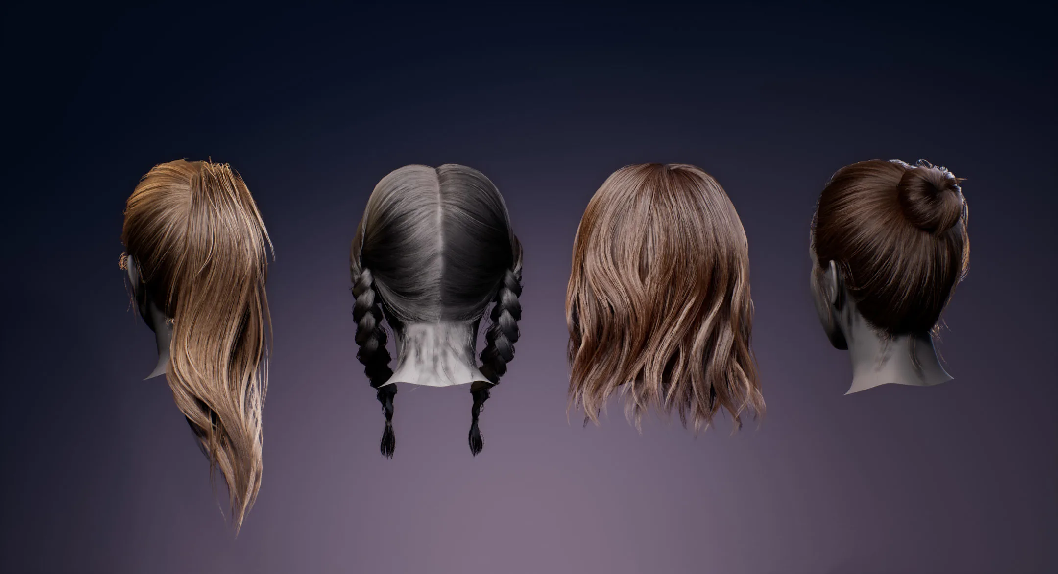 Real-time Women Hairstyles - Standard Pack