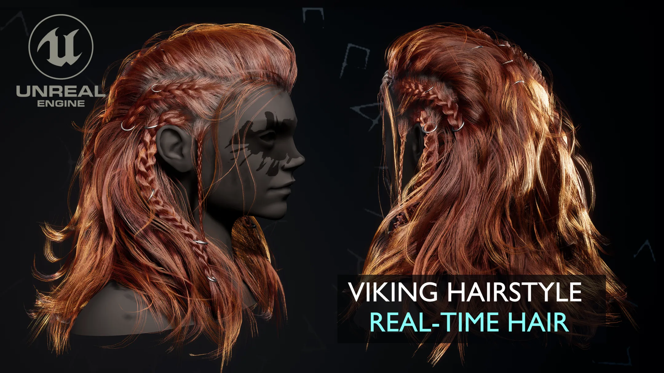 Viking Real-Time Hairstyle