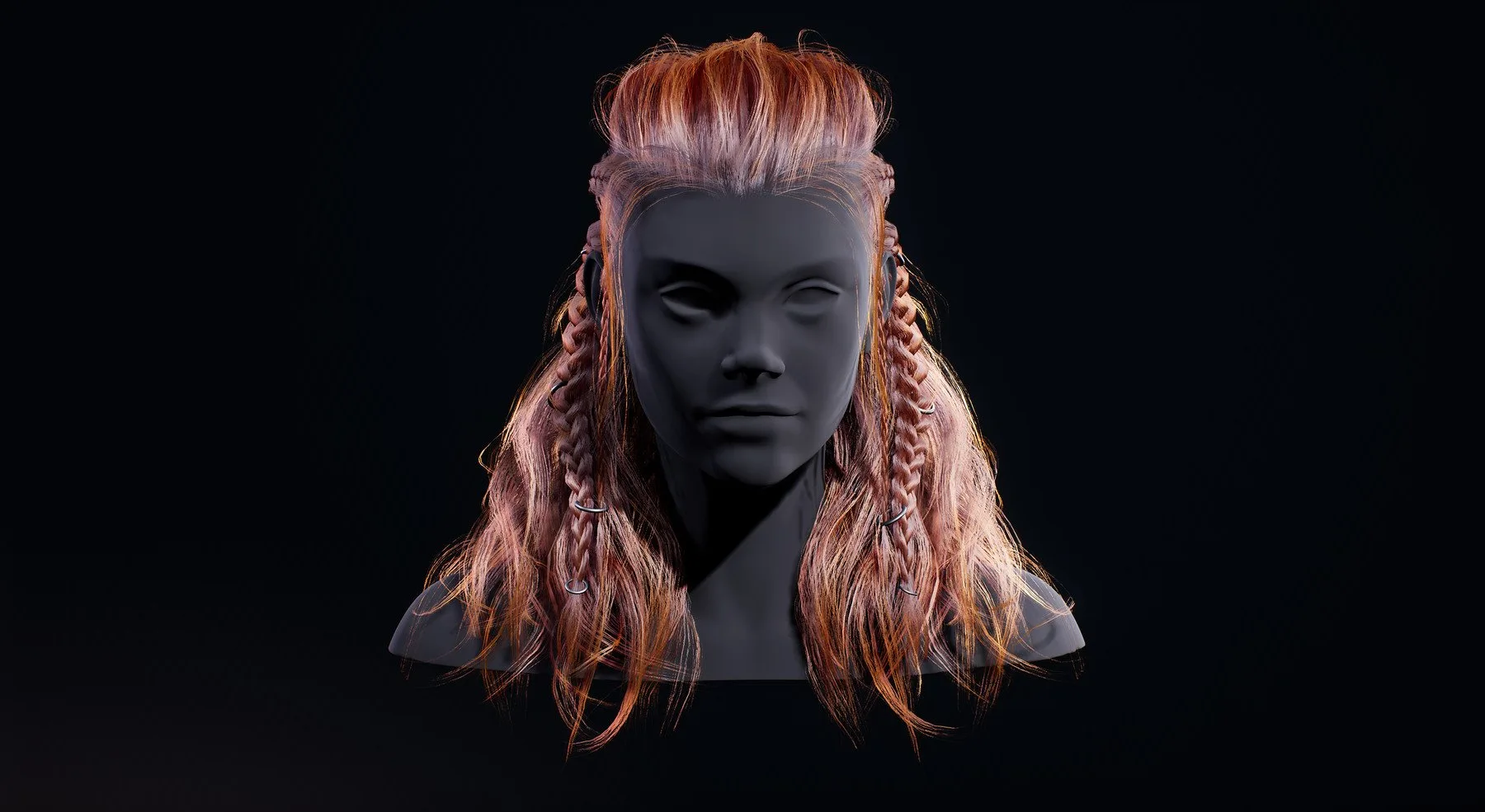 Viking Real-Time Hairstyle